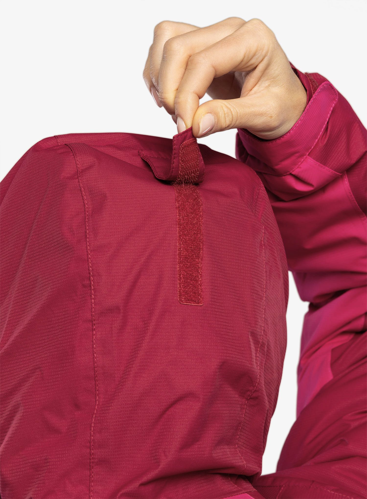 Jakna s postavom ženska CMP Jacket Fix Hood Teemo - fuxia