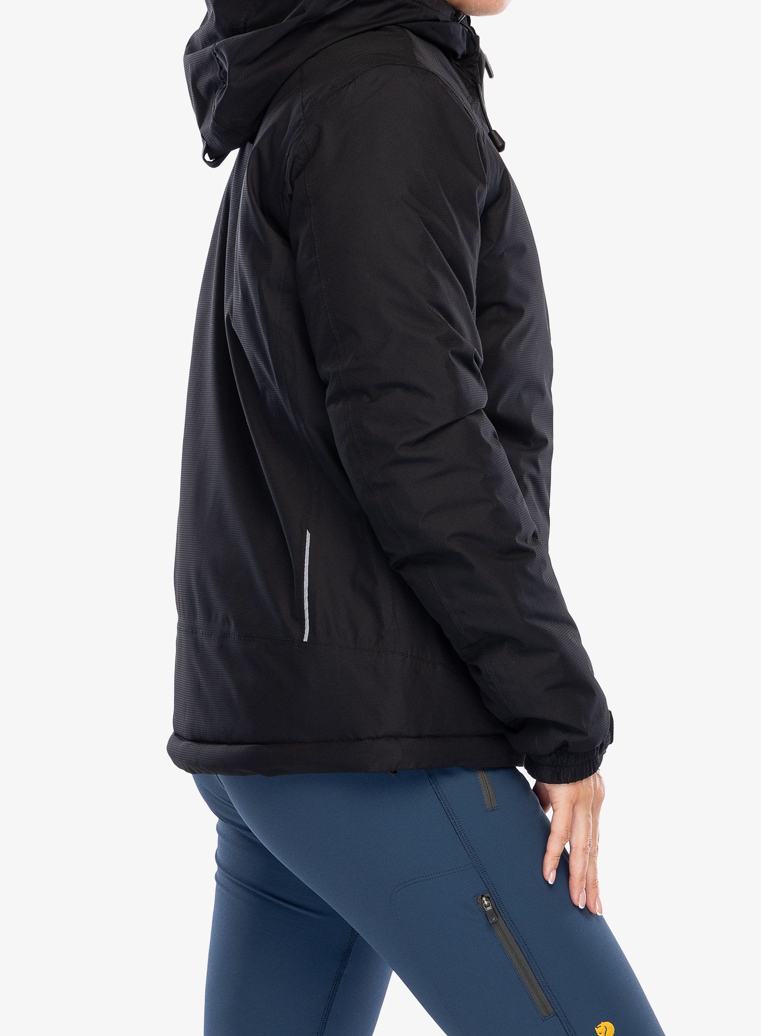 Jakna s postavom ženska CMP Jacket Fix Hood Teemo - nero