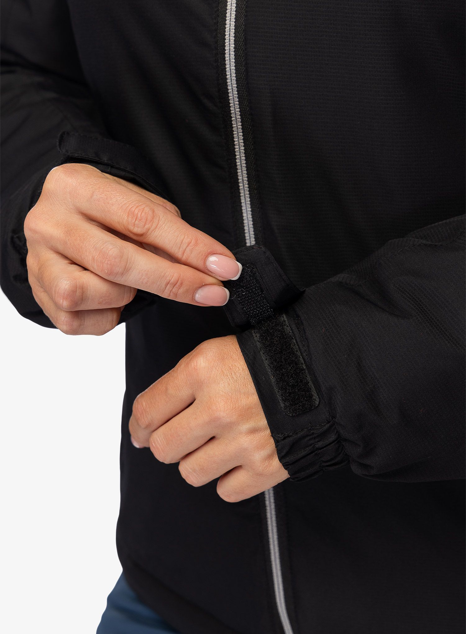 Jakna s postavom ženska CMP Jacket Fix Hood Teemo - nero