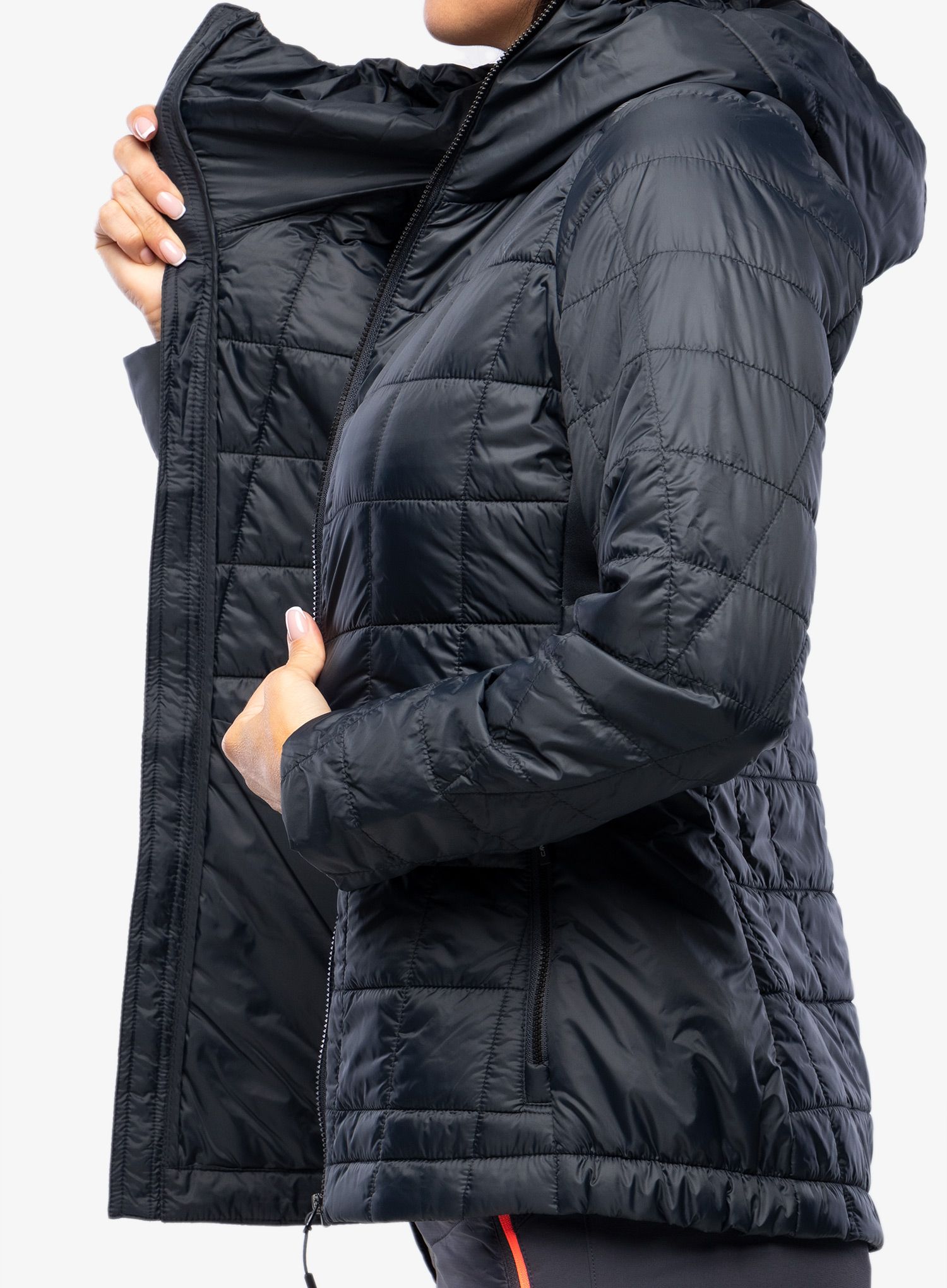 Jakna s postavom ženska CMP Jacket Fix Hood Ziggs - antracite