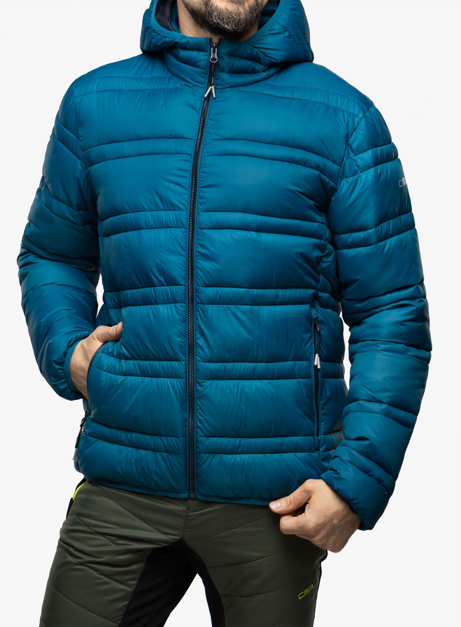 Jakna s postavom CMP Jacket Snaps Hood Tresh - petrol