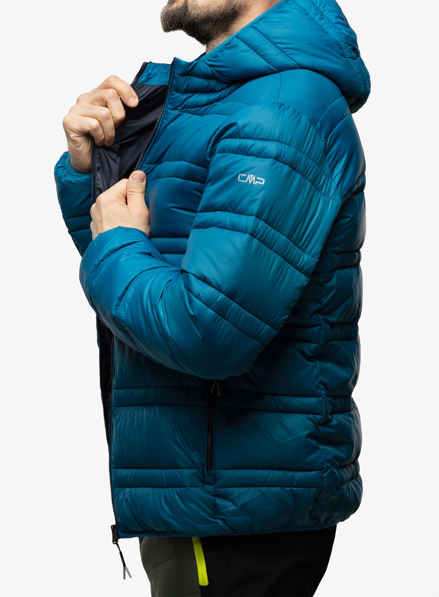 Jakna s postavom CMP Jacket Snaps Hood Tresh - petrol