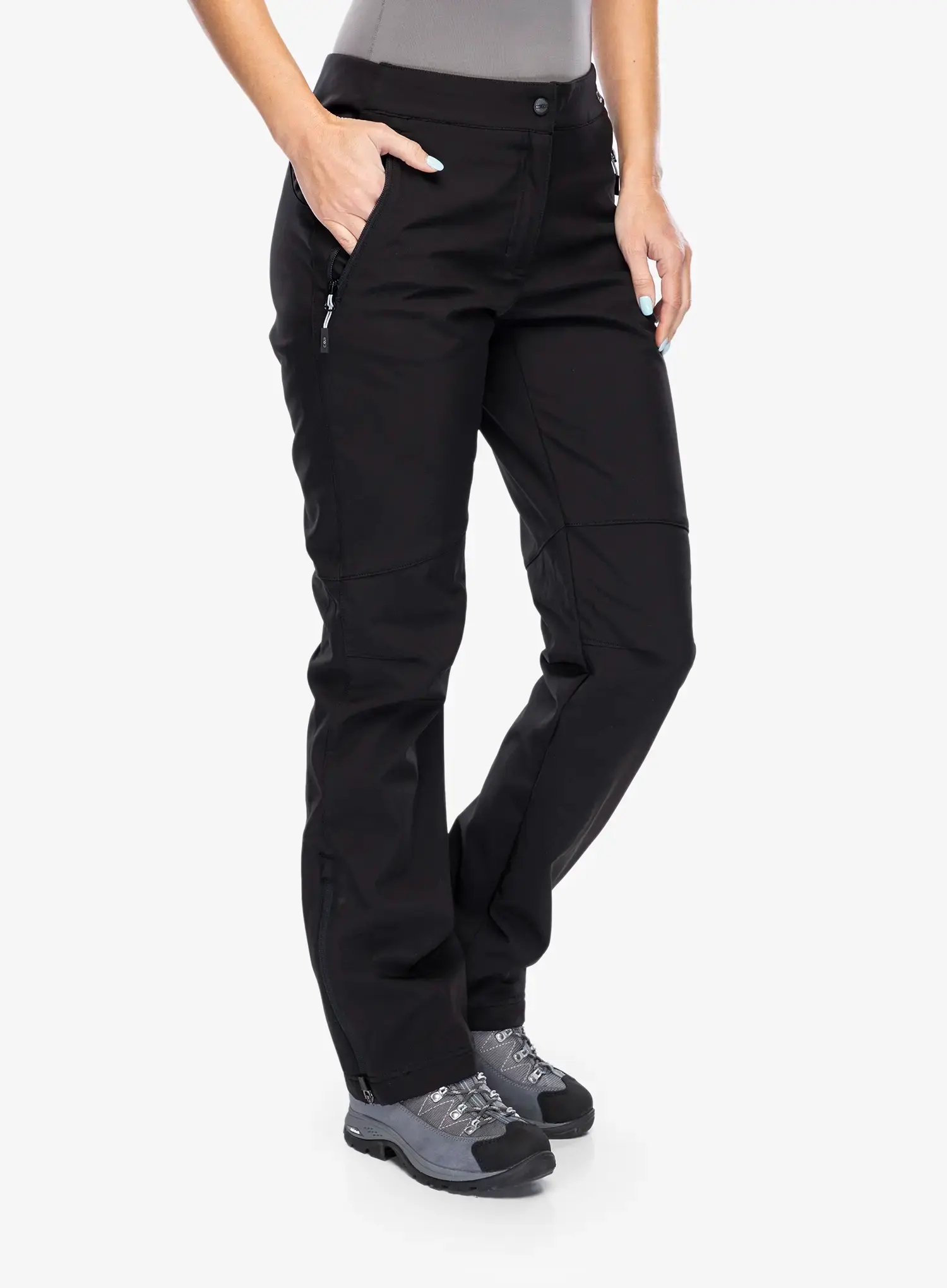 Ženske planinarske hlače CMP June Long Pant - nero