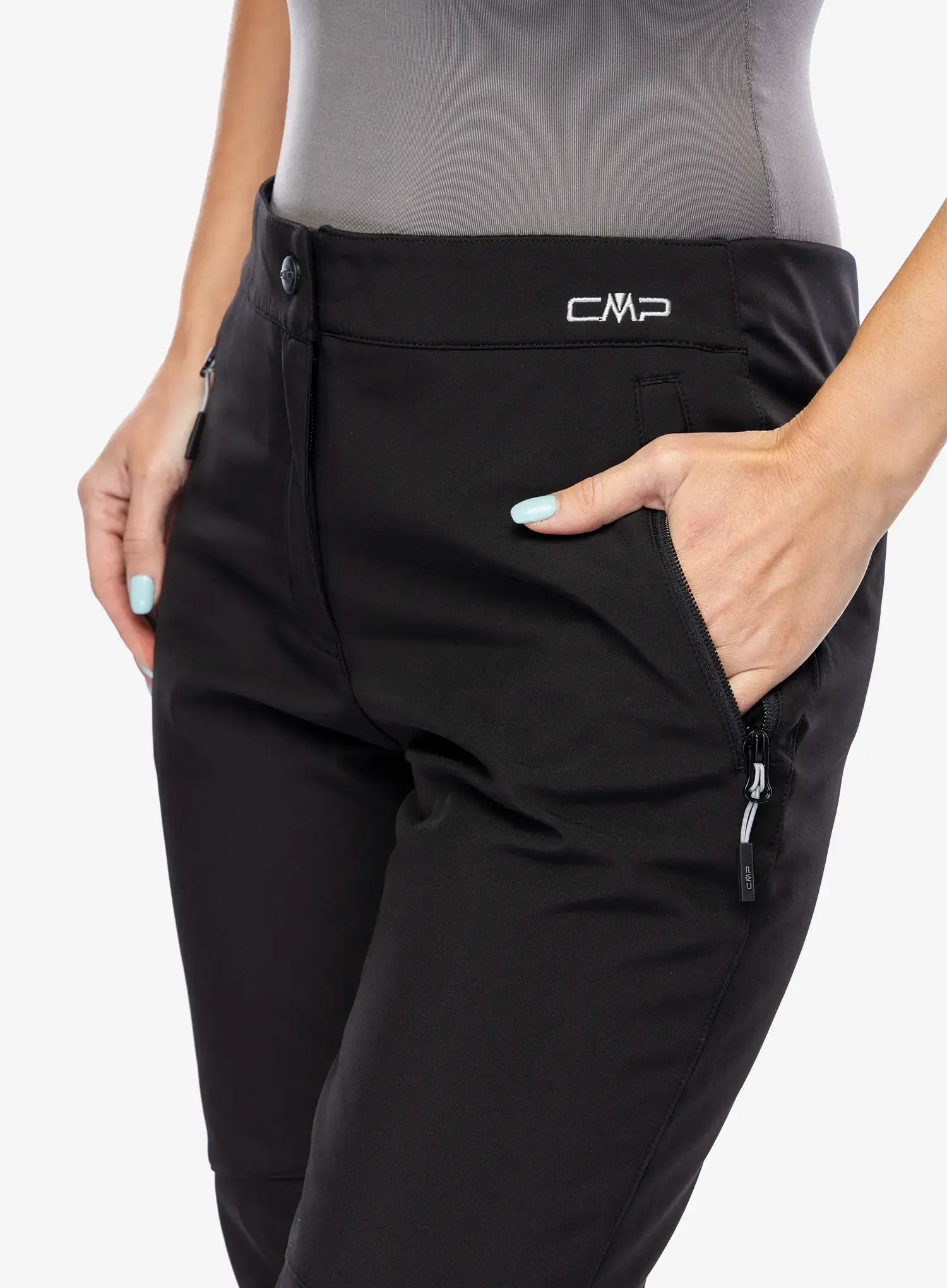 Ženske planinarske hlače CMP June Long Pant - nero