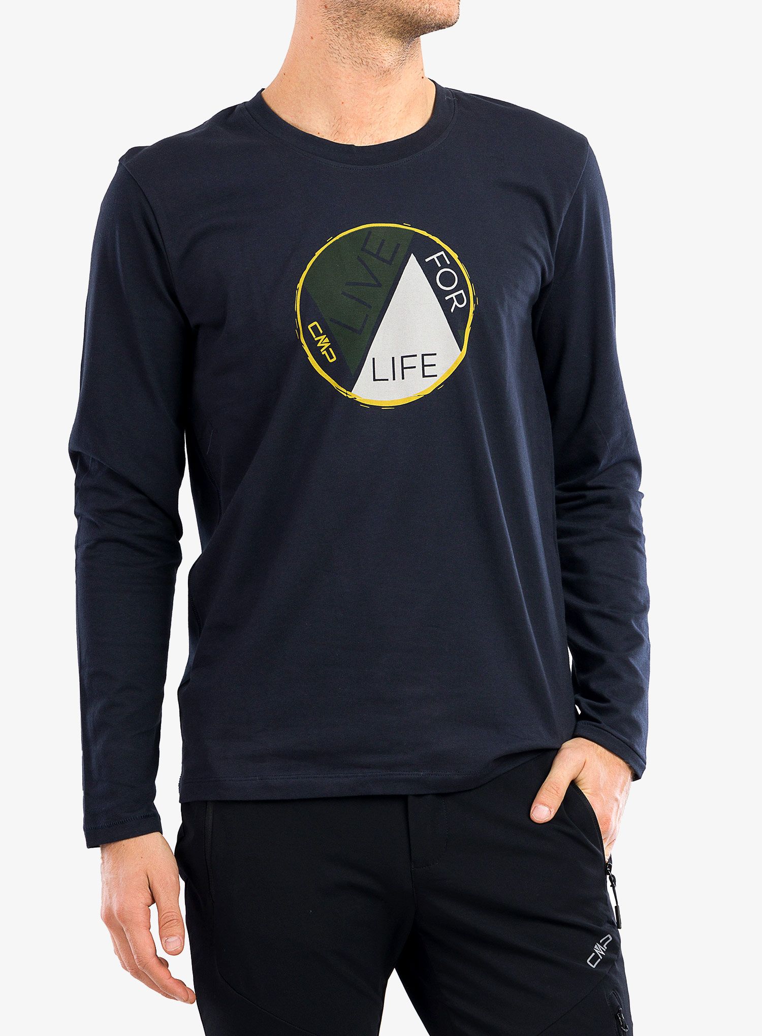 Dukserica CMP Karel T-Shirt - antracite