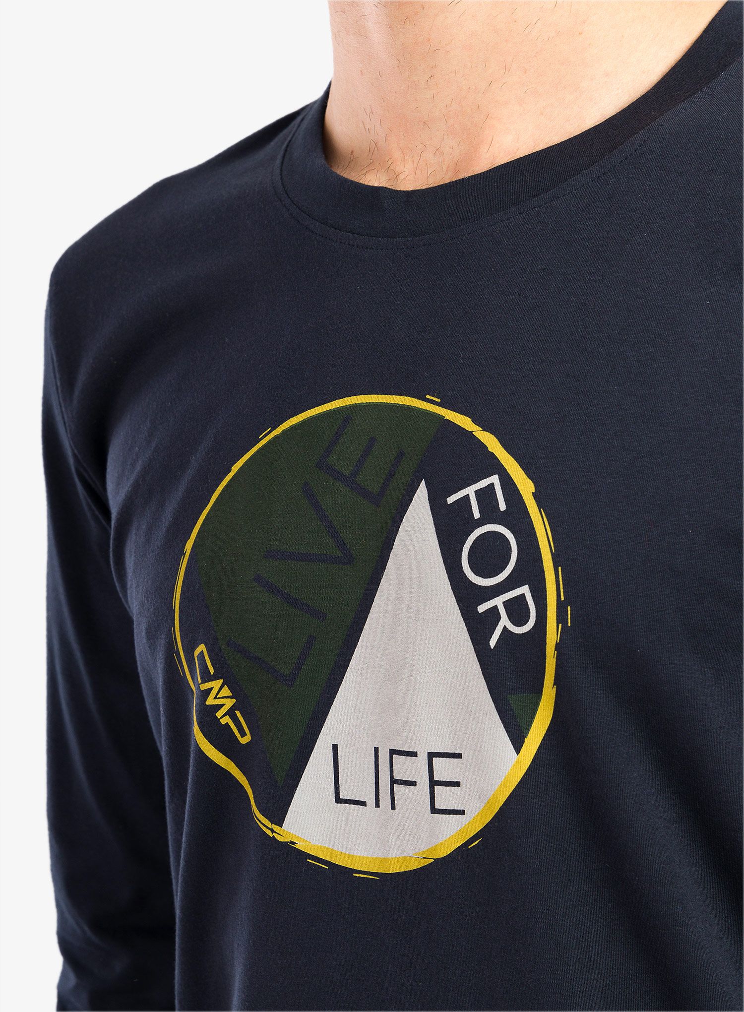 Dukserica CMP Karel T-Shirt - antracite