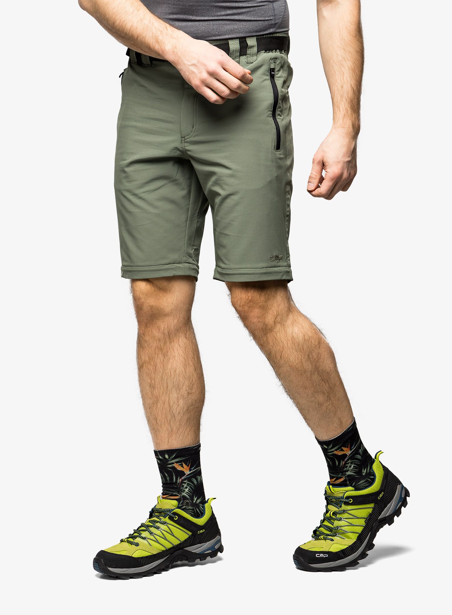 Planinarske hlače CMP Lario Bermuda Stretch Polyester - torba