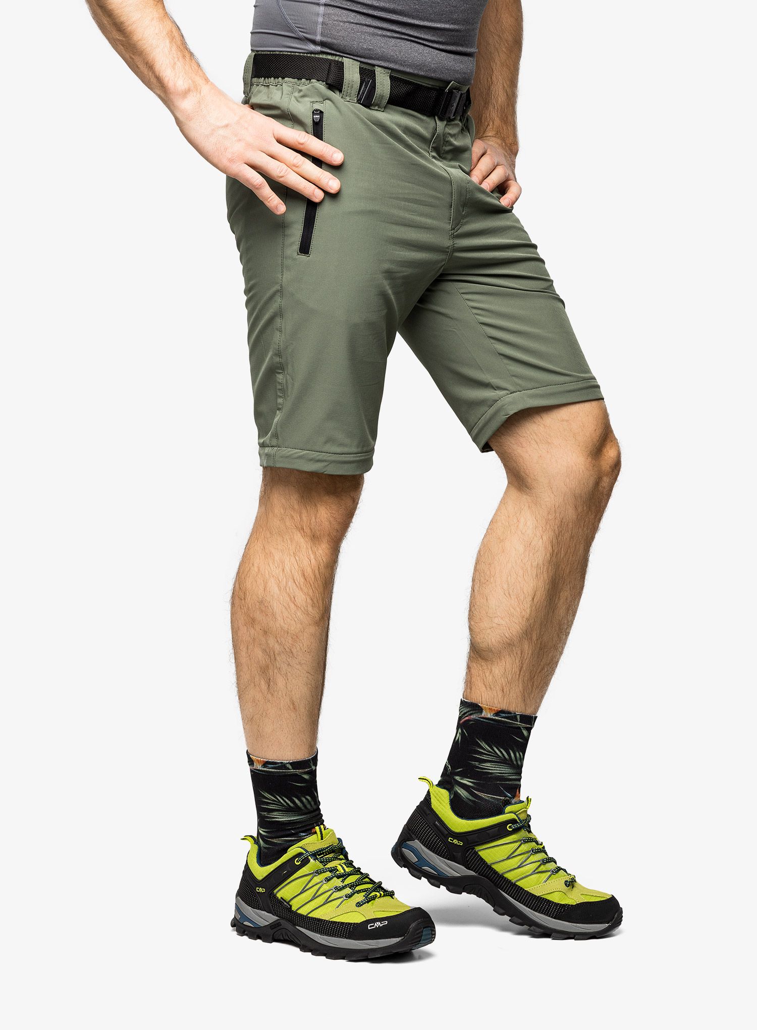 Planinarske hlače CMP Lario Bermuda Stretch Polyester - torba