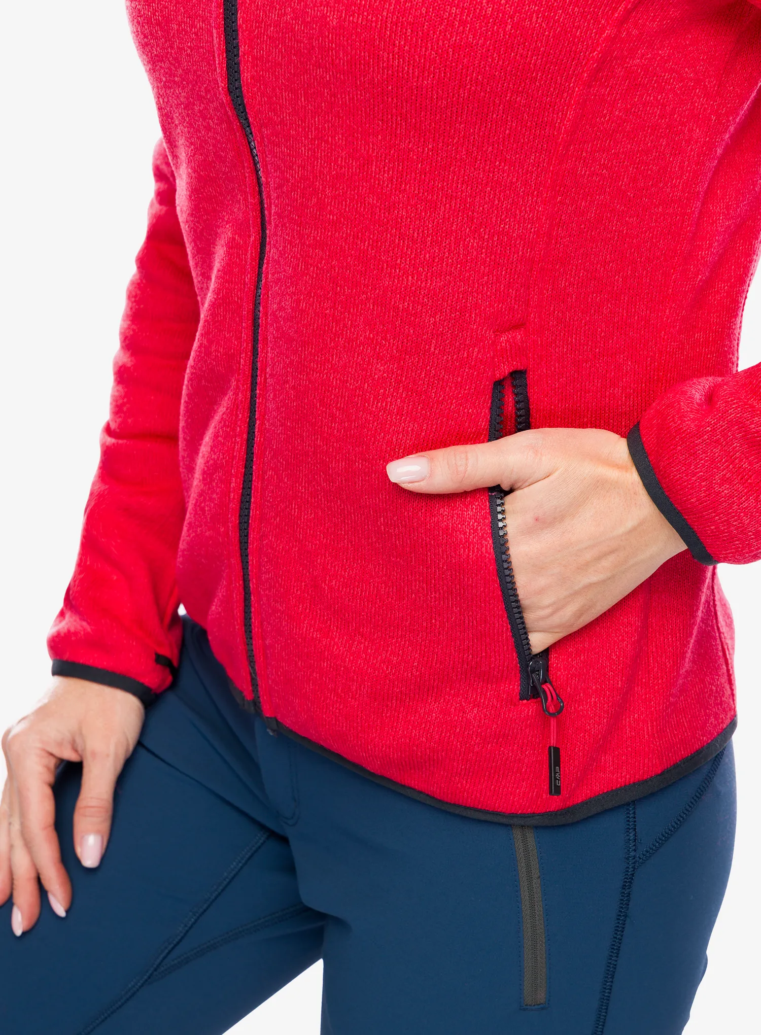 Ženska jakna 3u1 CMP Page Jacket Zip Hood Detachble Inn.Jacket - antracite/corallo