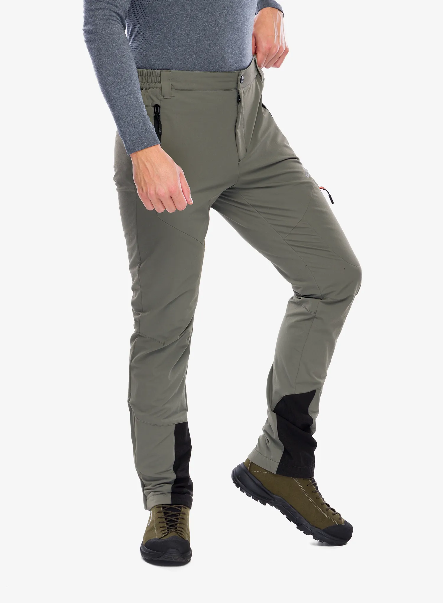 Softshell hlače CMP Pant Migel - olive