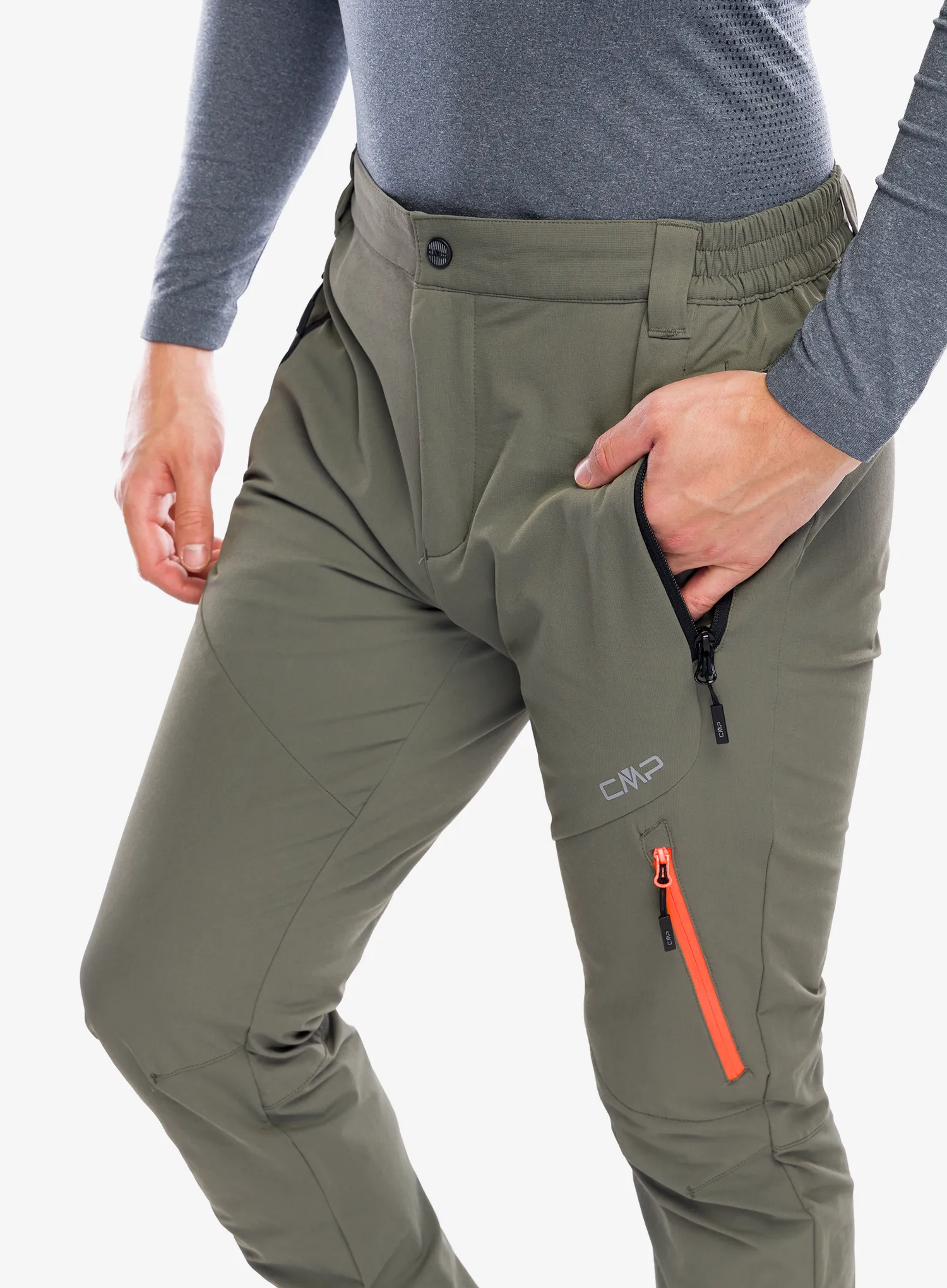 Softshell hlače CMP Pant Migel - olive