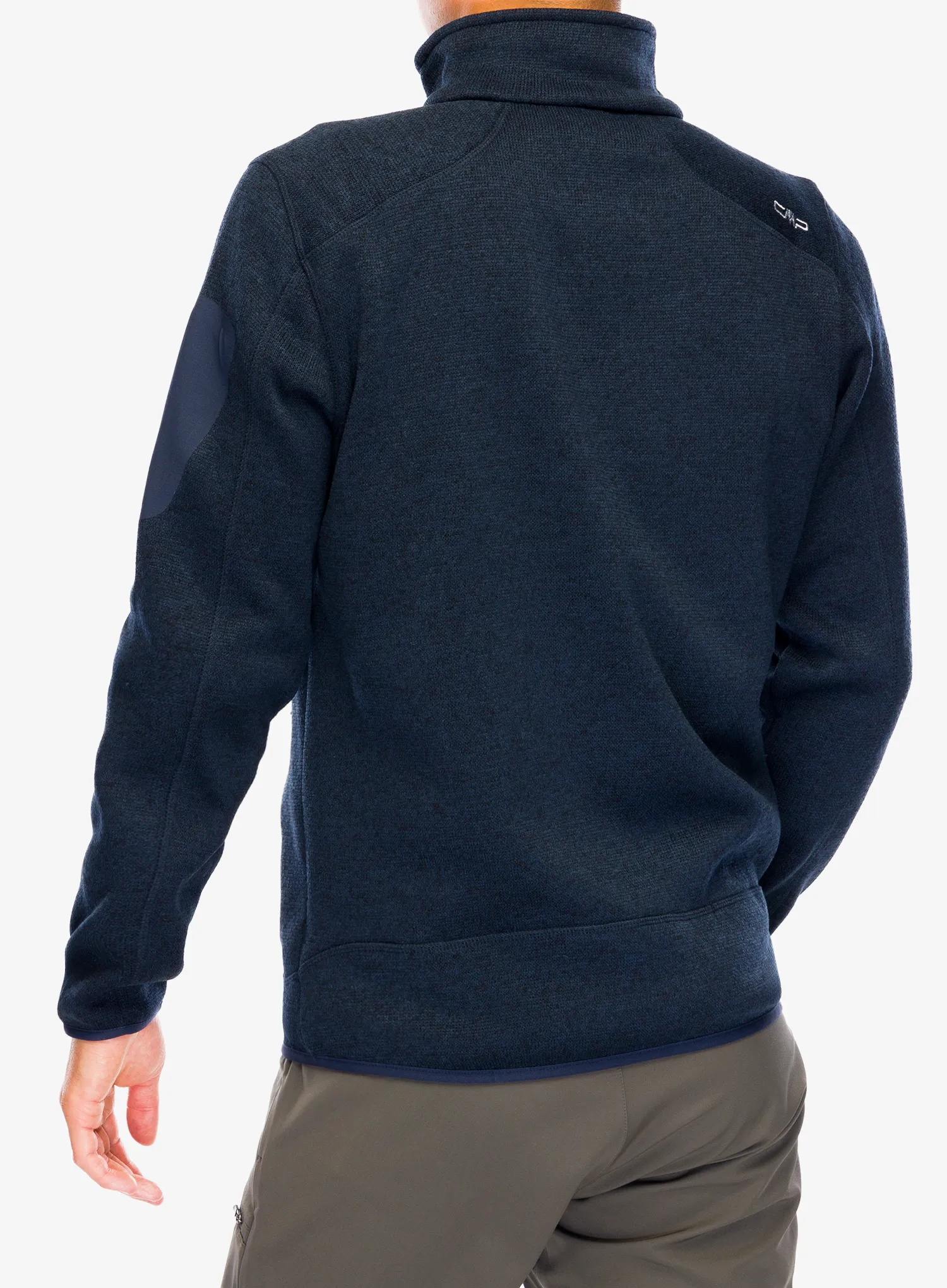 Jakna od flisa CMP Perl Jacket Knitted - b.blue/antracite