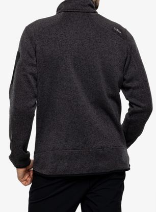 Jakna od flisa CMP Perl Jacket Knitted - nero/glacier