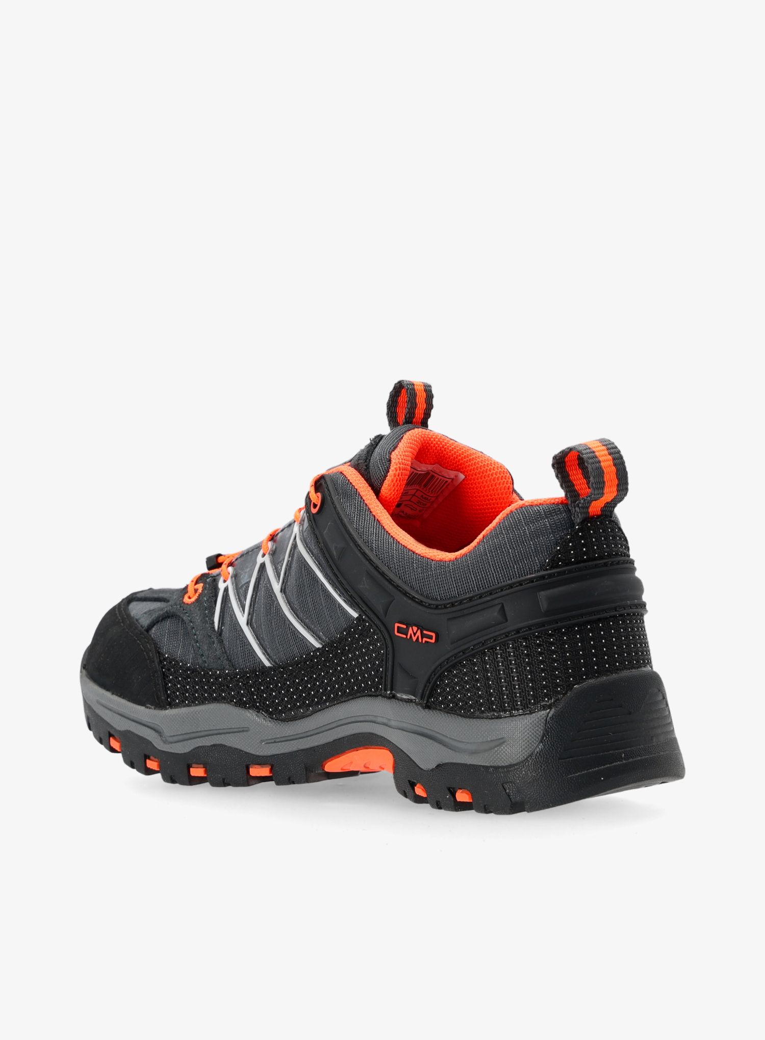 Dječje cipele CMP Rigel Low Trekking Shoe WP - antracite/flash orange