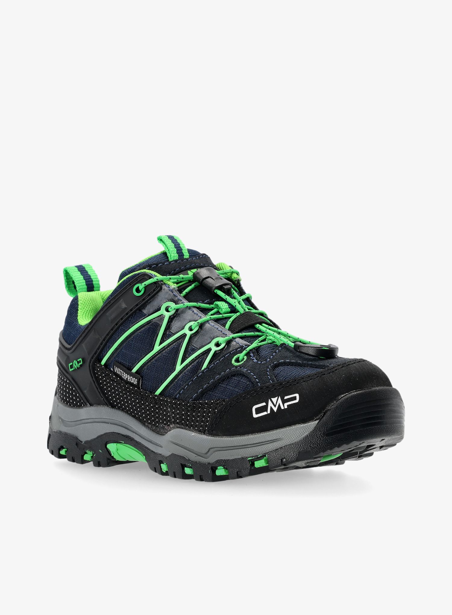 Dječje cipele CMP Rigel Low Trekking Shoe WP - blue/gecko