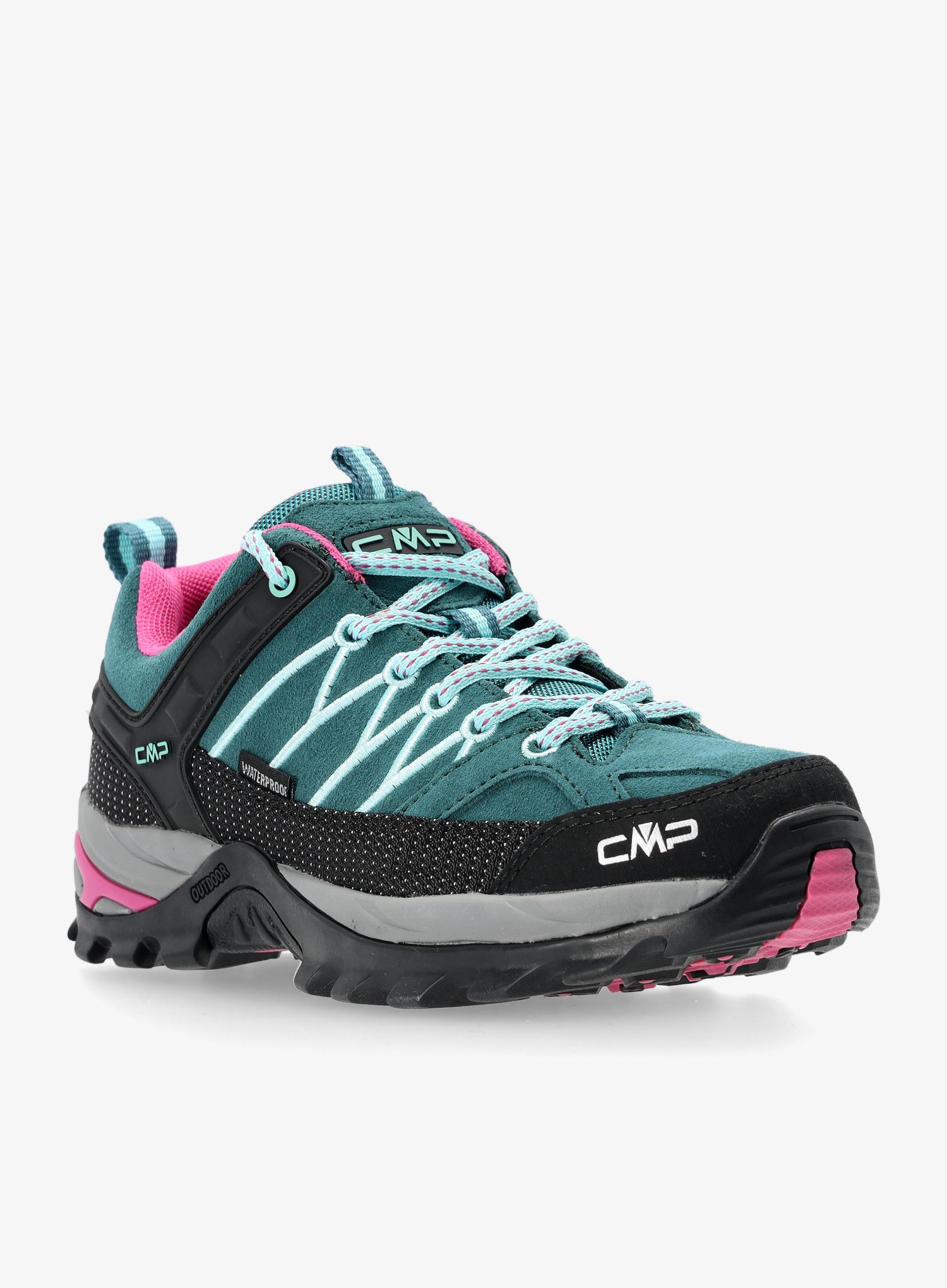 Ženske planinarske cipele CMP Rigel Low WP - dark turquoise