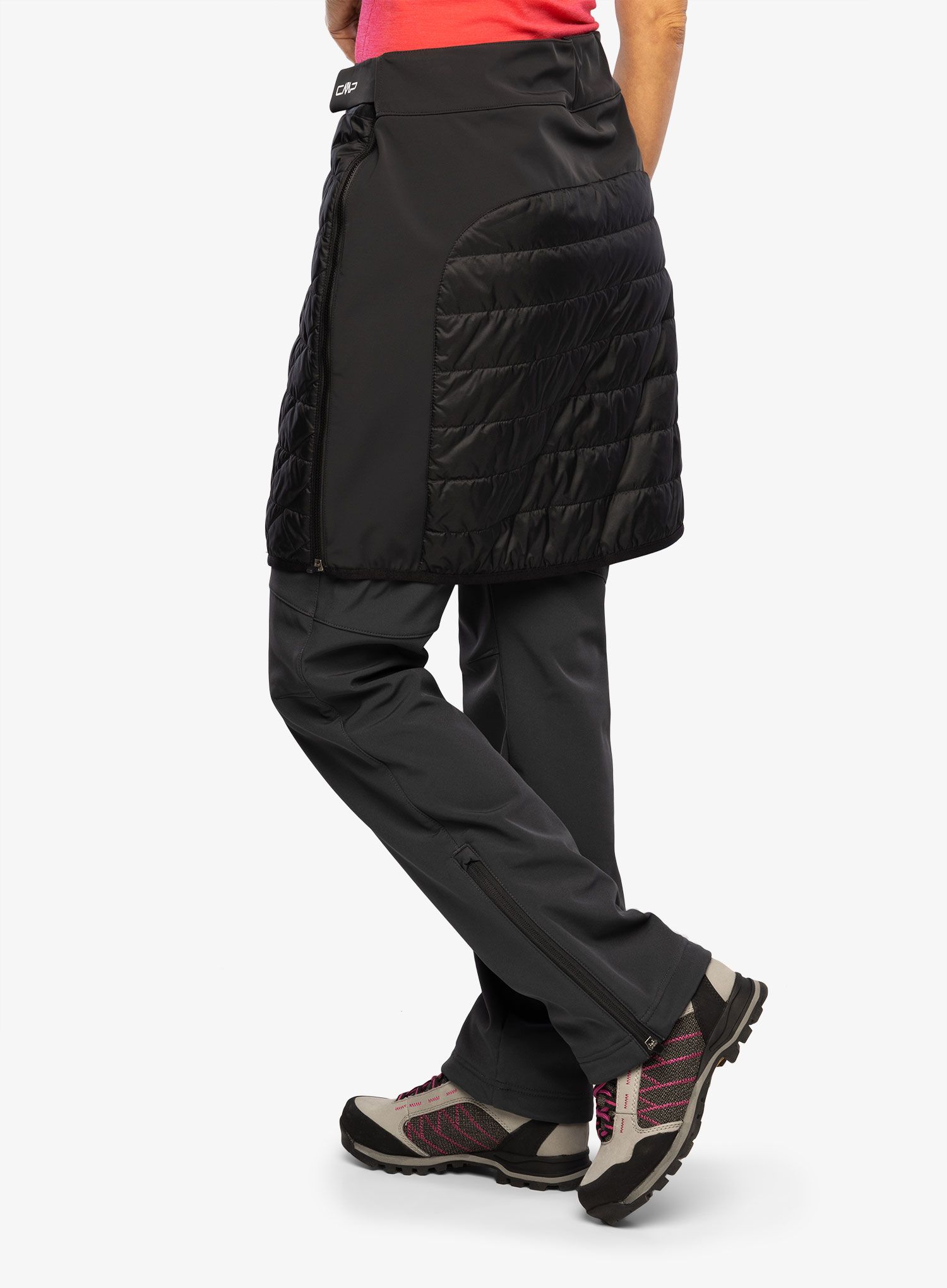 Suknja s postavom CMP Skirt Twisted - nero