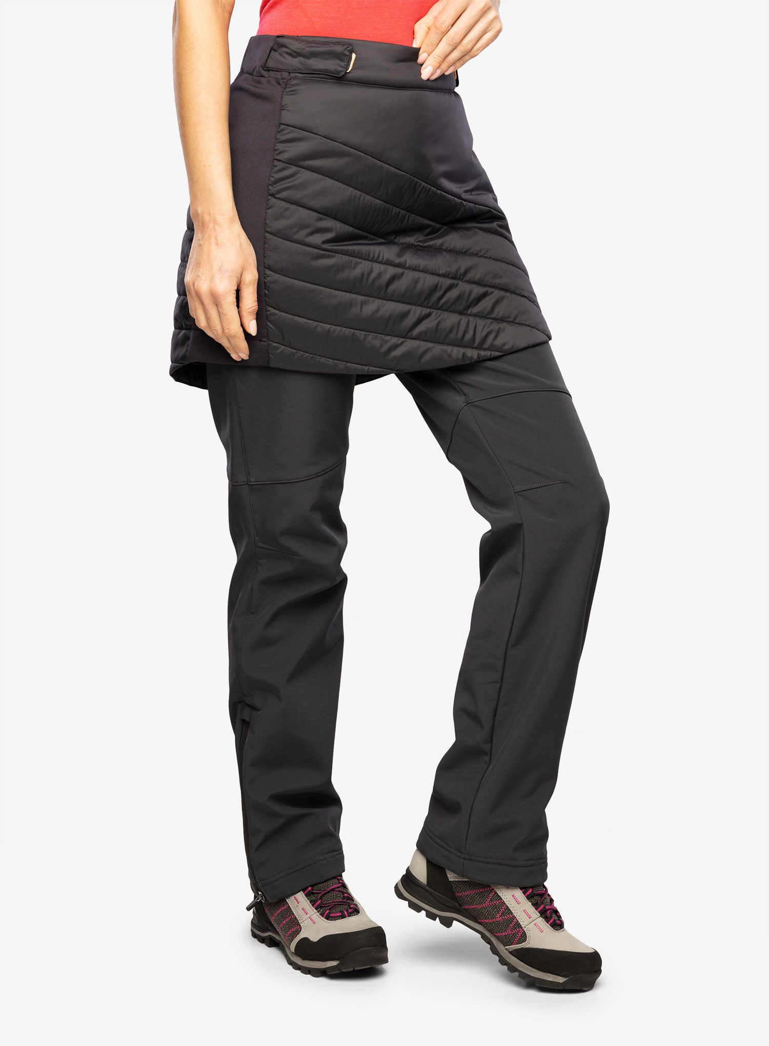 Suknja s postavom CMP Skirt Zed - antracite/melone