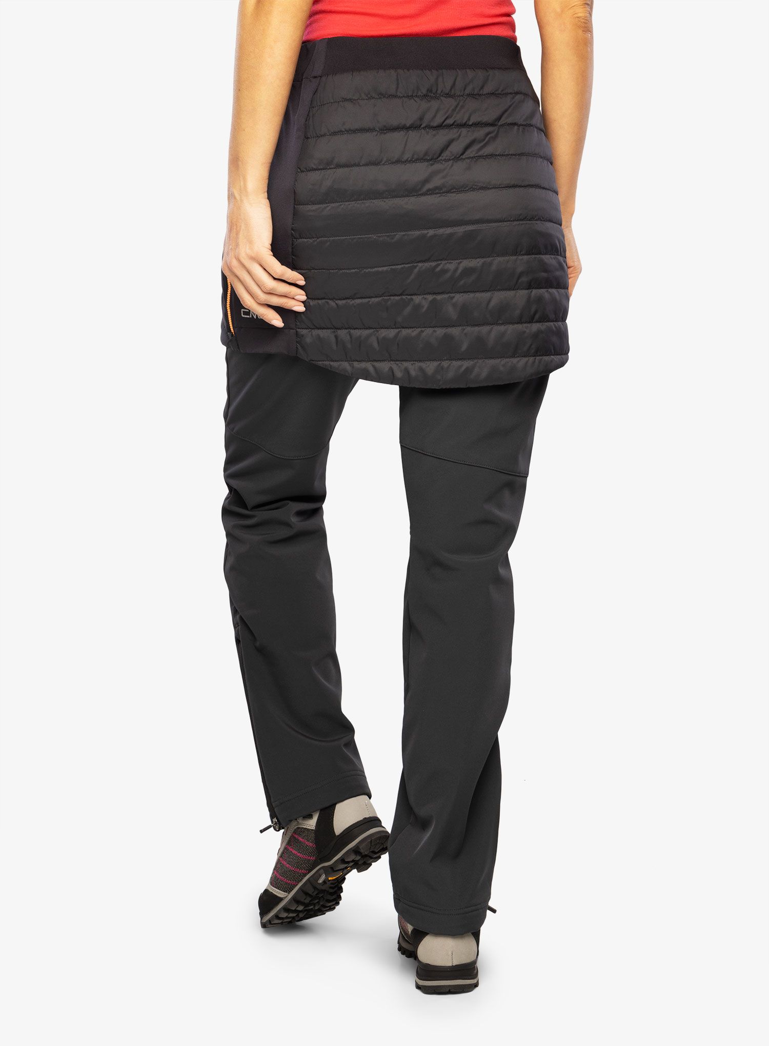 Suknja s postavom CMP Skirt Zed - antracite/melone