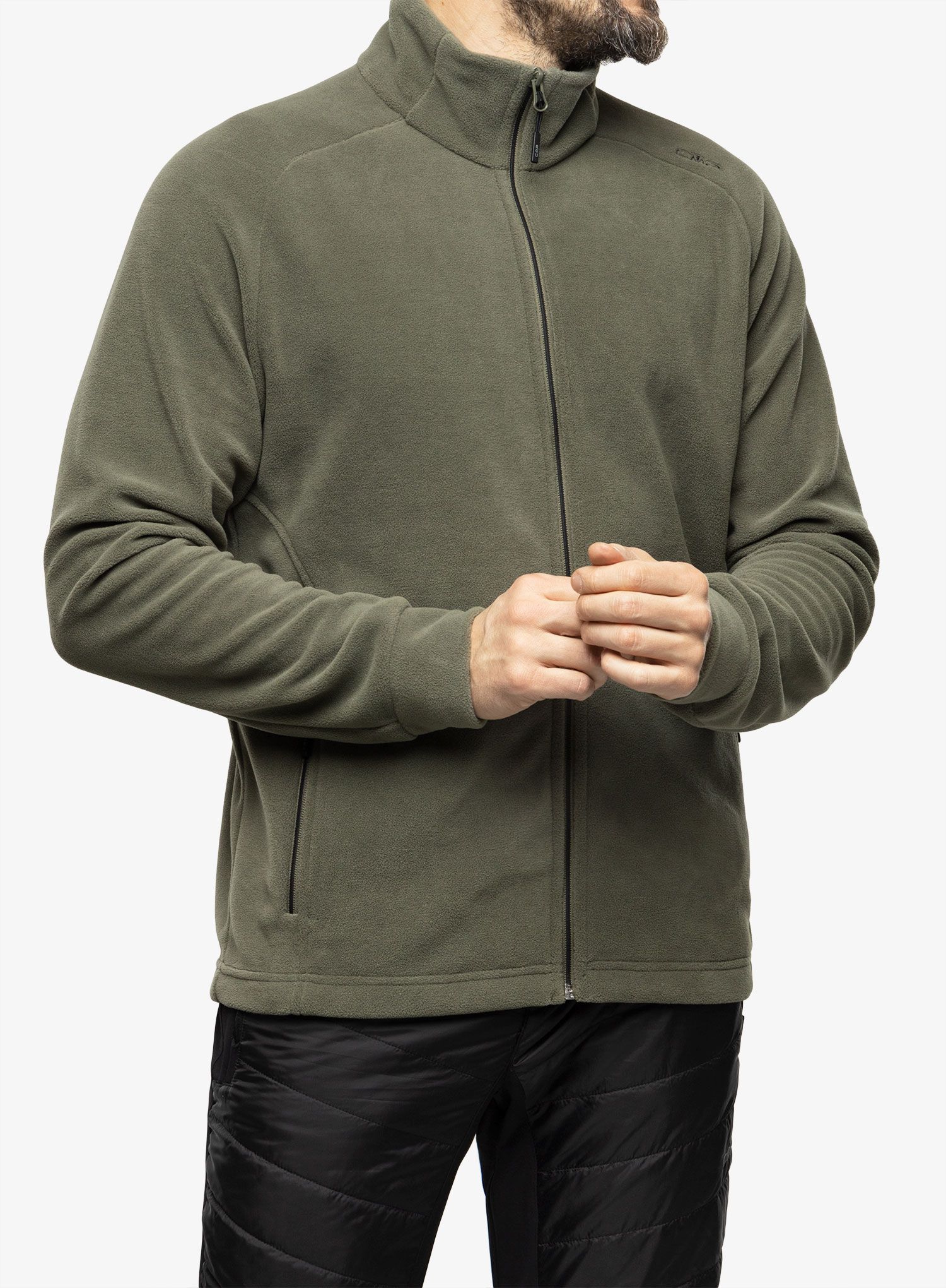 Dukserica od flisa CMP Spade Jacket - kaki