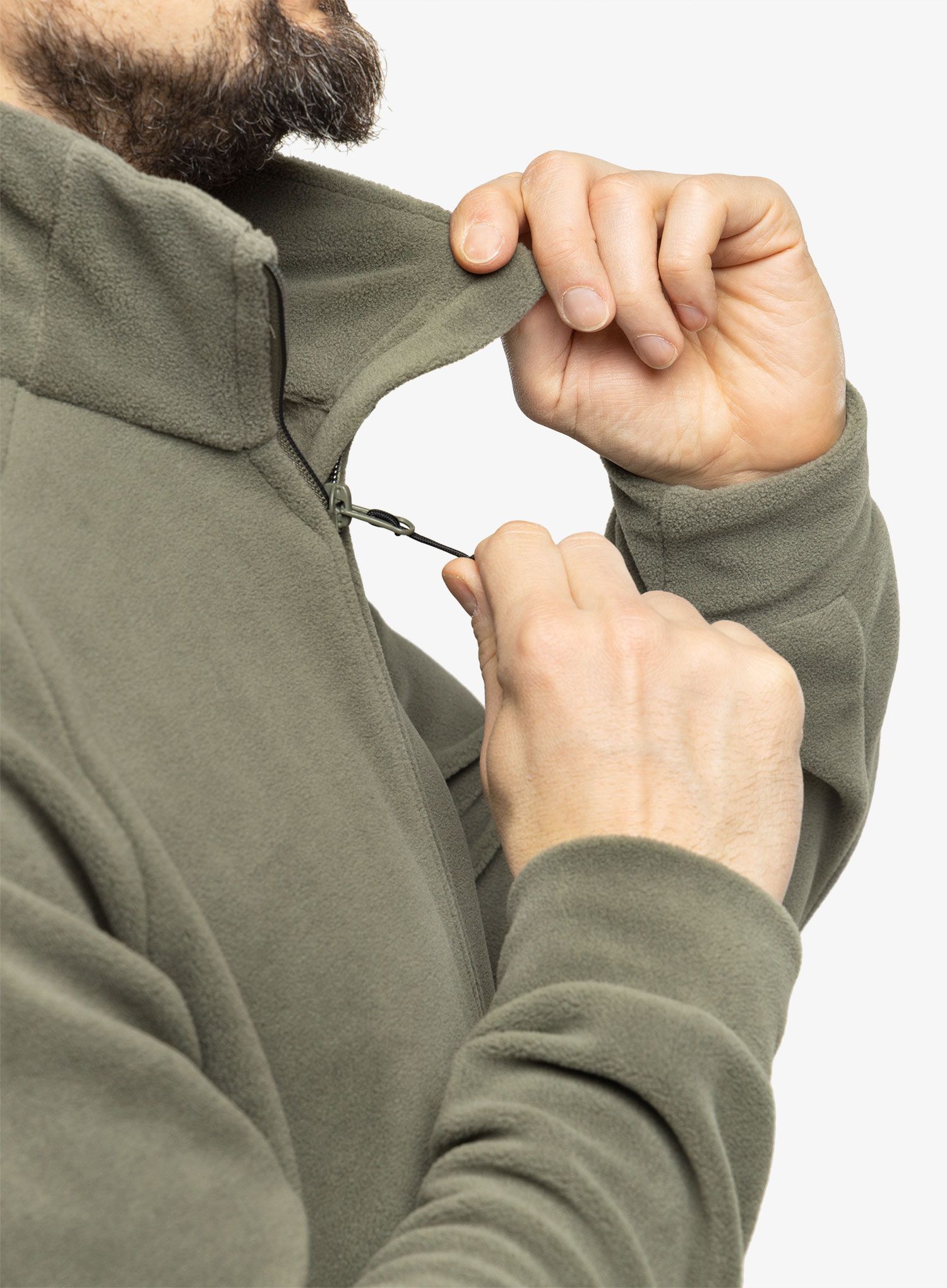 Dukserica od flisa CMP Spade Jacket - kaki