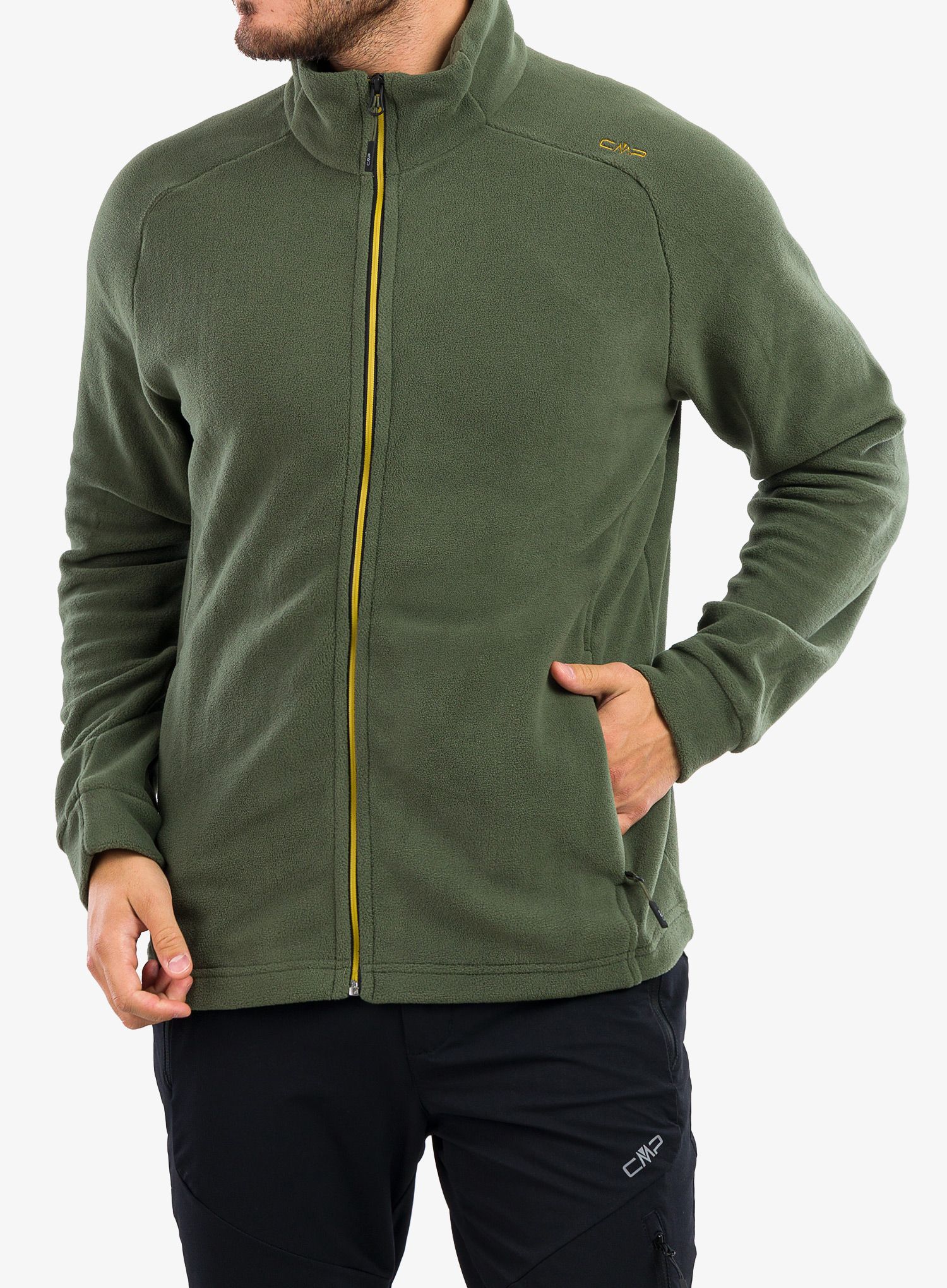 Dukserica na otkopčavanje CMP Spade Jacket - oil green