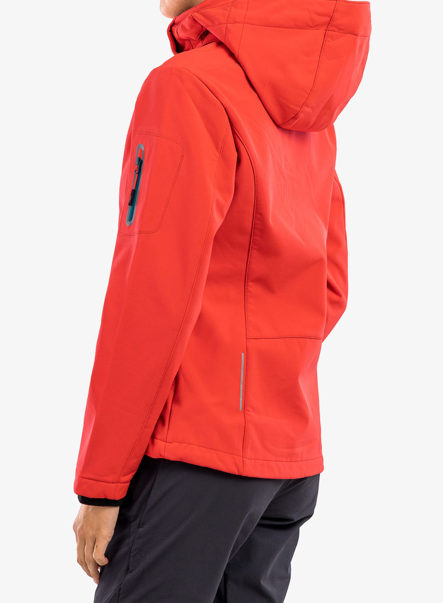 Ženska softshell jakna CMP Terra Jacket Zip Hood - campari