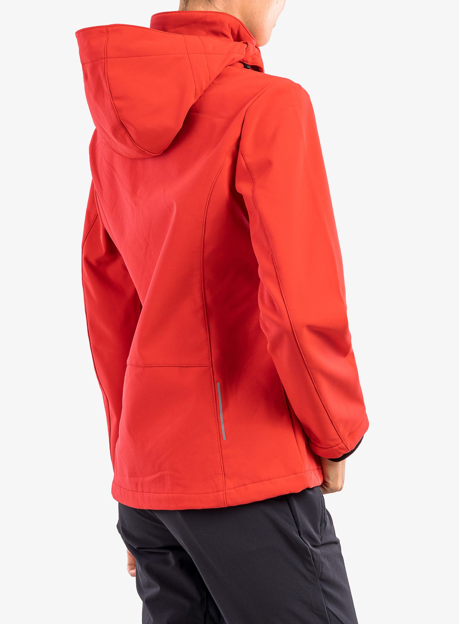 Ženska softshell jakna CMP Terra Jacket Zip Hood - campari