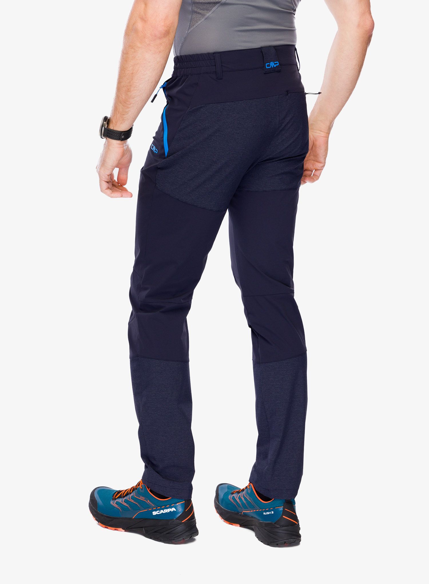 Planinarske hlače CMP Tua - black blue