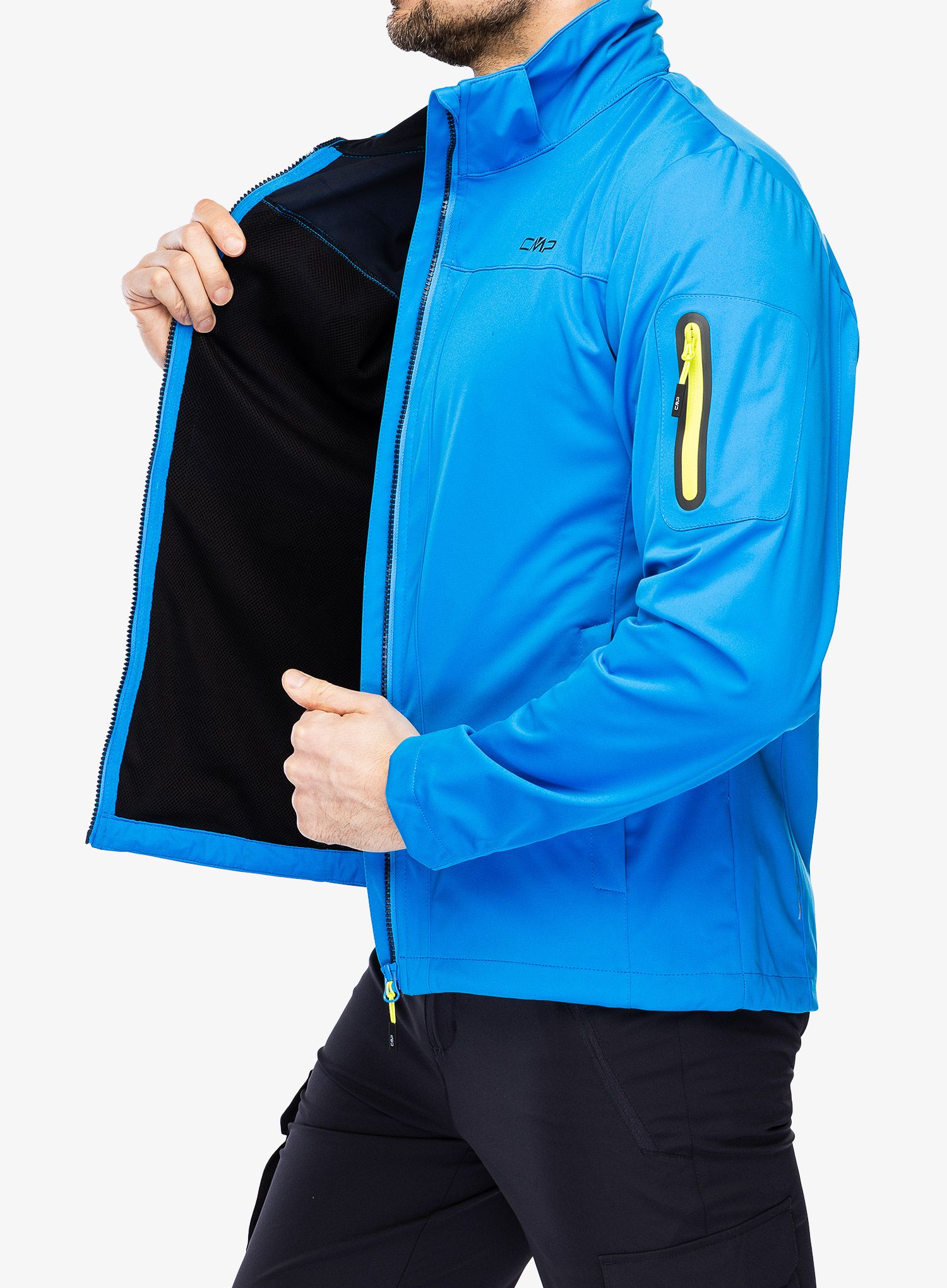 Softshell jakna CMP Vidal Zip Hood Jacket - river