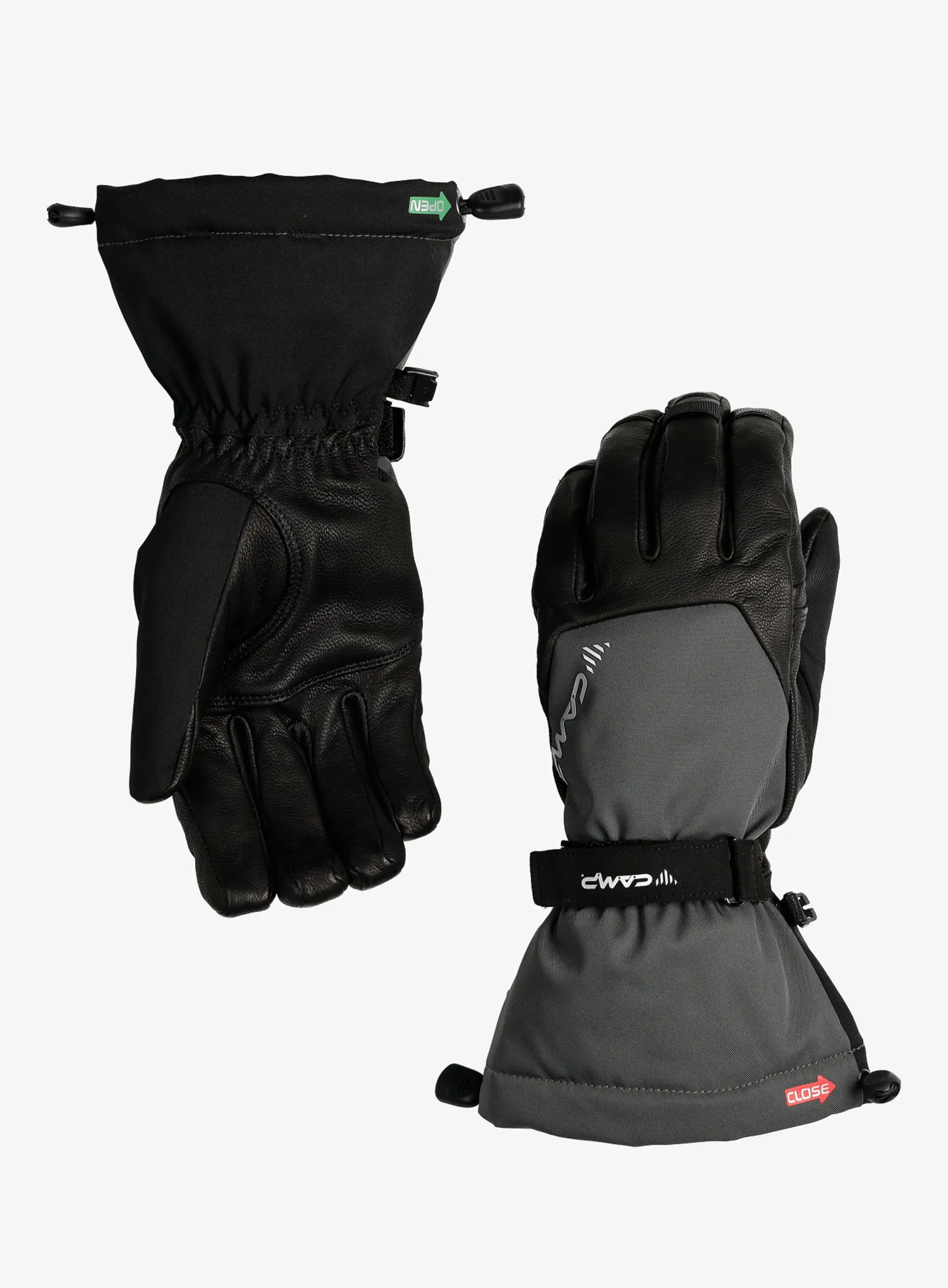 Rukavice Camp Geko Alpine - black/grey