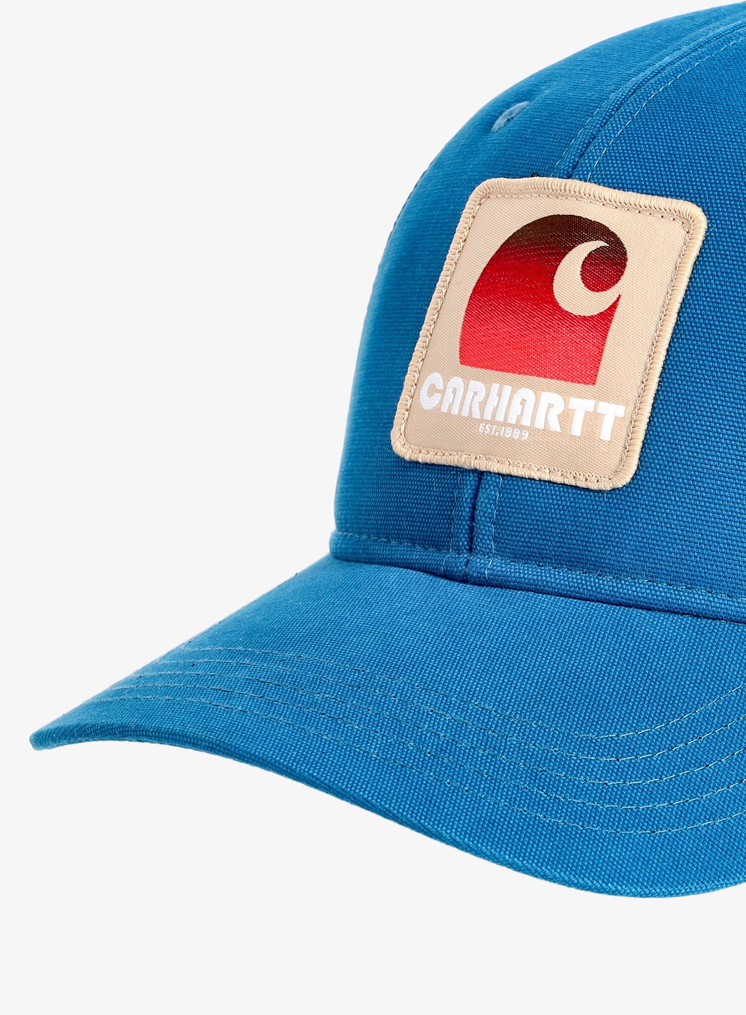 Kačket Carhartt Canvas Mesh-Back C Patch Cap - deep lagoon