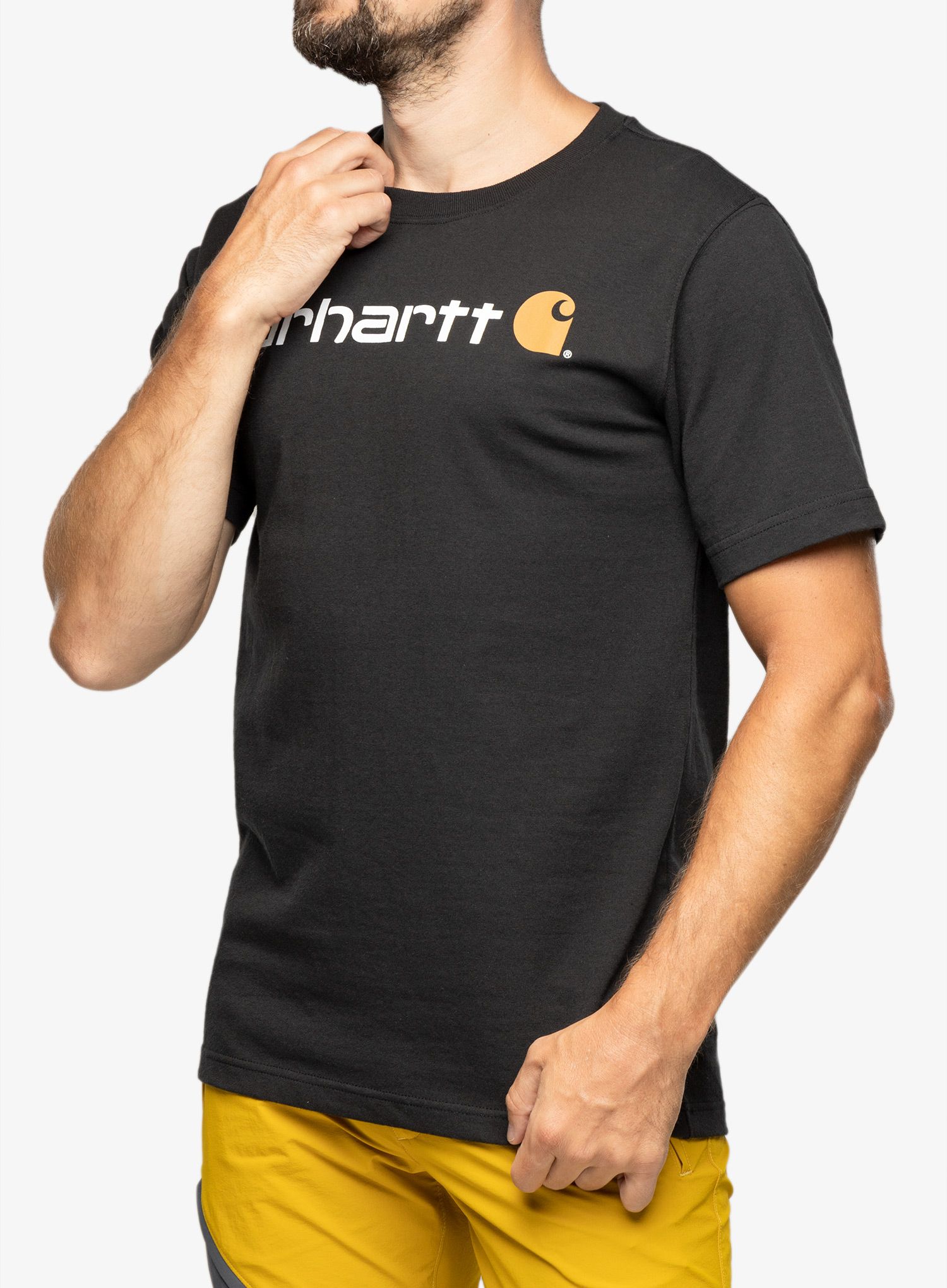 Pamučna majica Carhartt Core Logo T-Shirt S/S - black