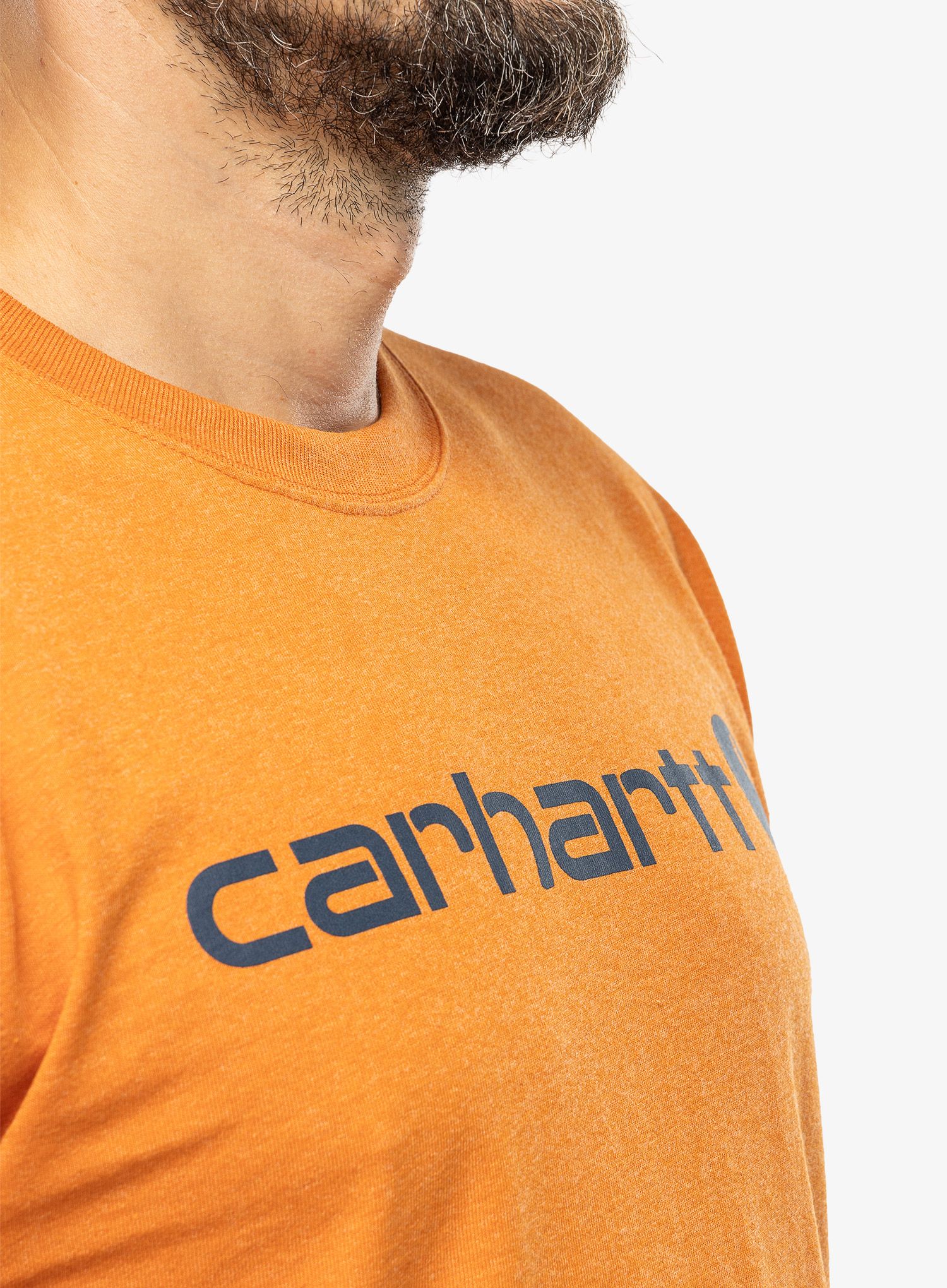 Majica Carhartt Core Logo T-Shirt S/S - marmalade heather