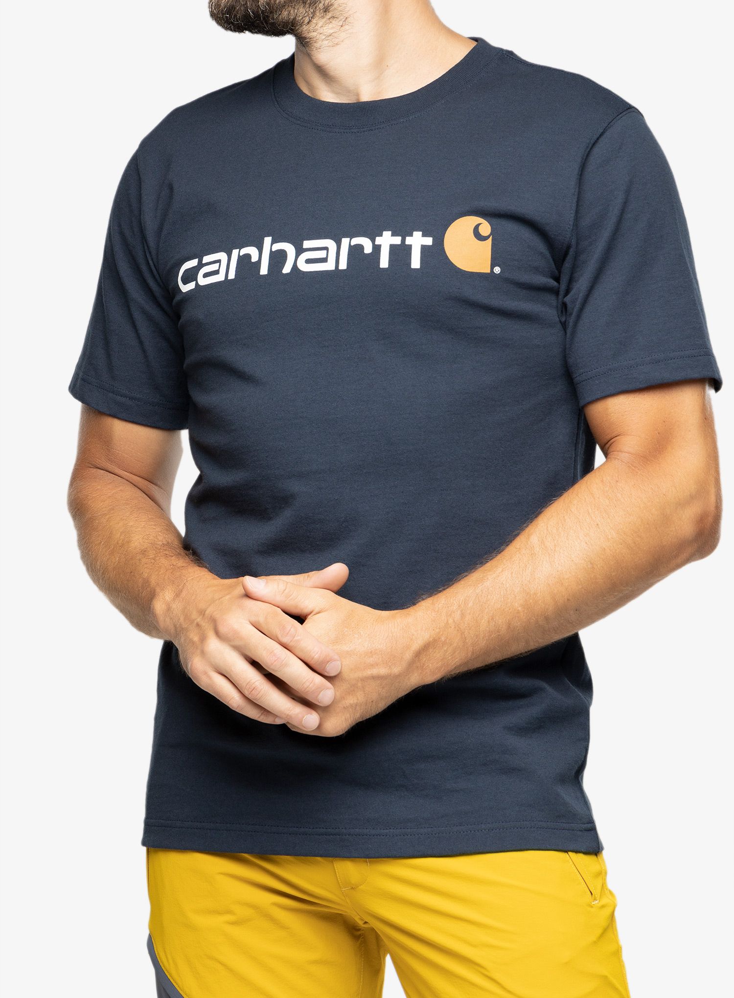 Majica Carhartt Core Logo T-Shirt S/S - navy