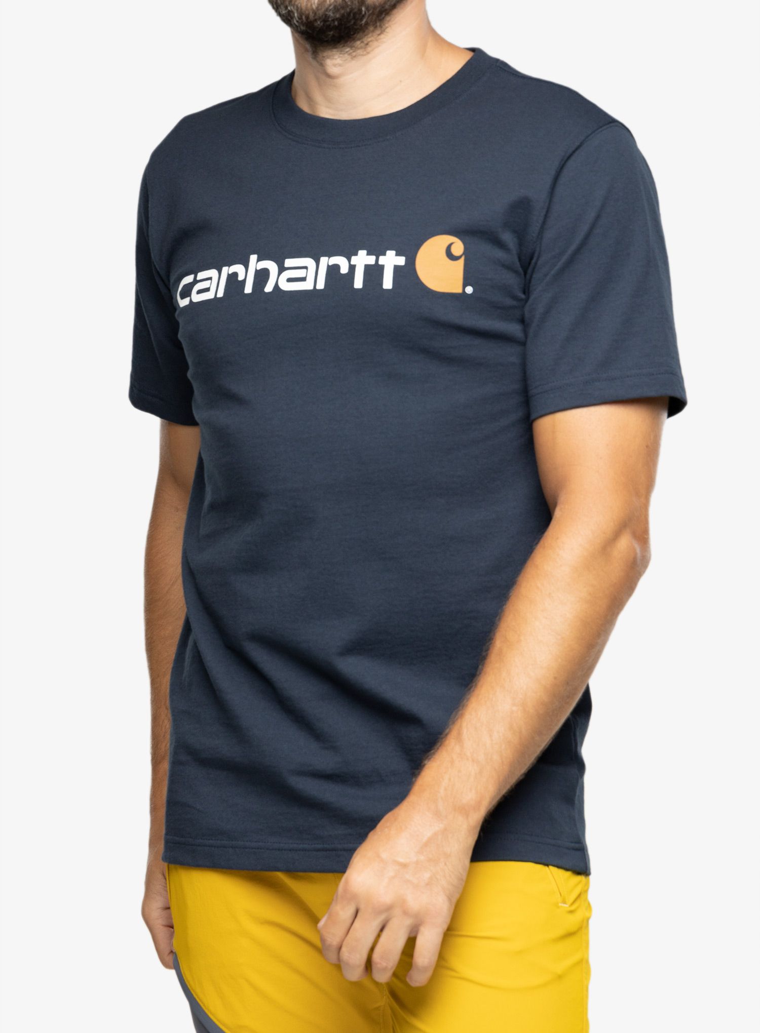 Majica Carhartt Core Logo T-Shirt S/S - navy