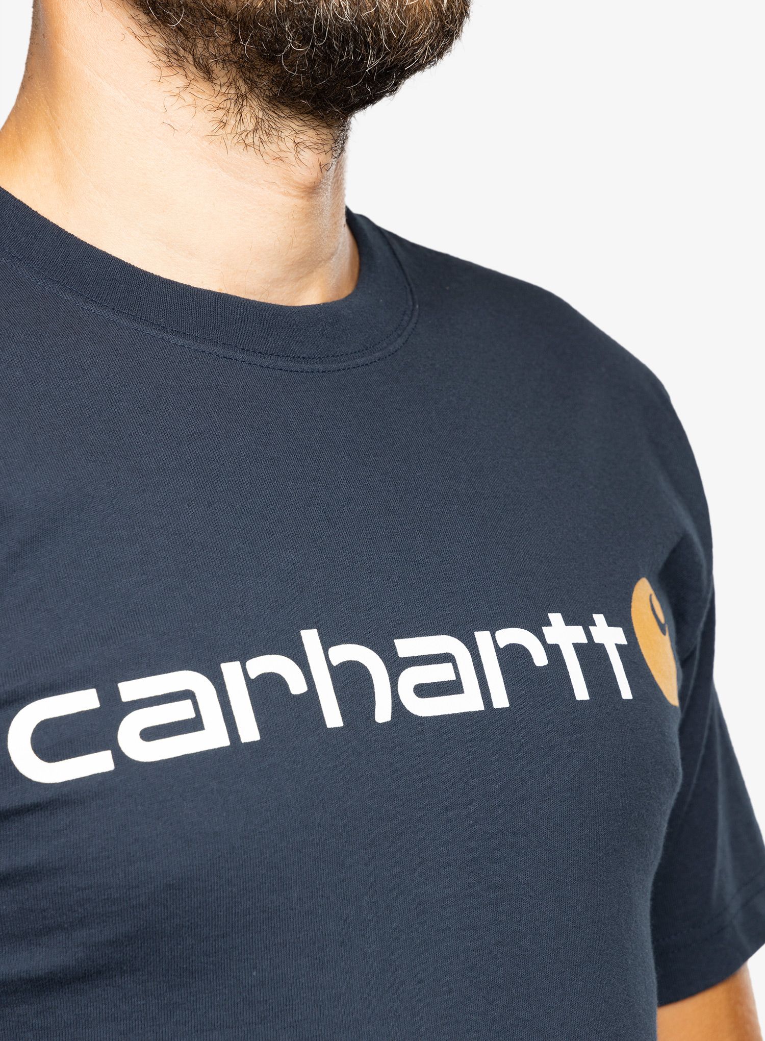 Majica Carhartt Core Logo T-Shirt S/S - navy