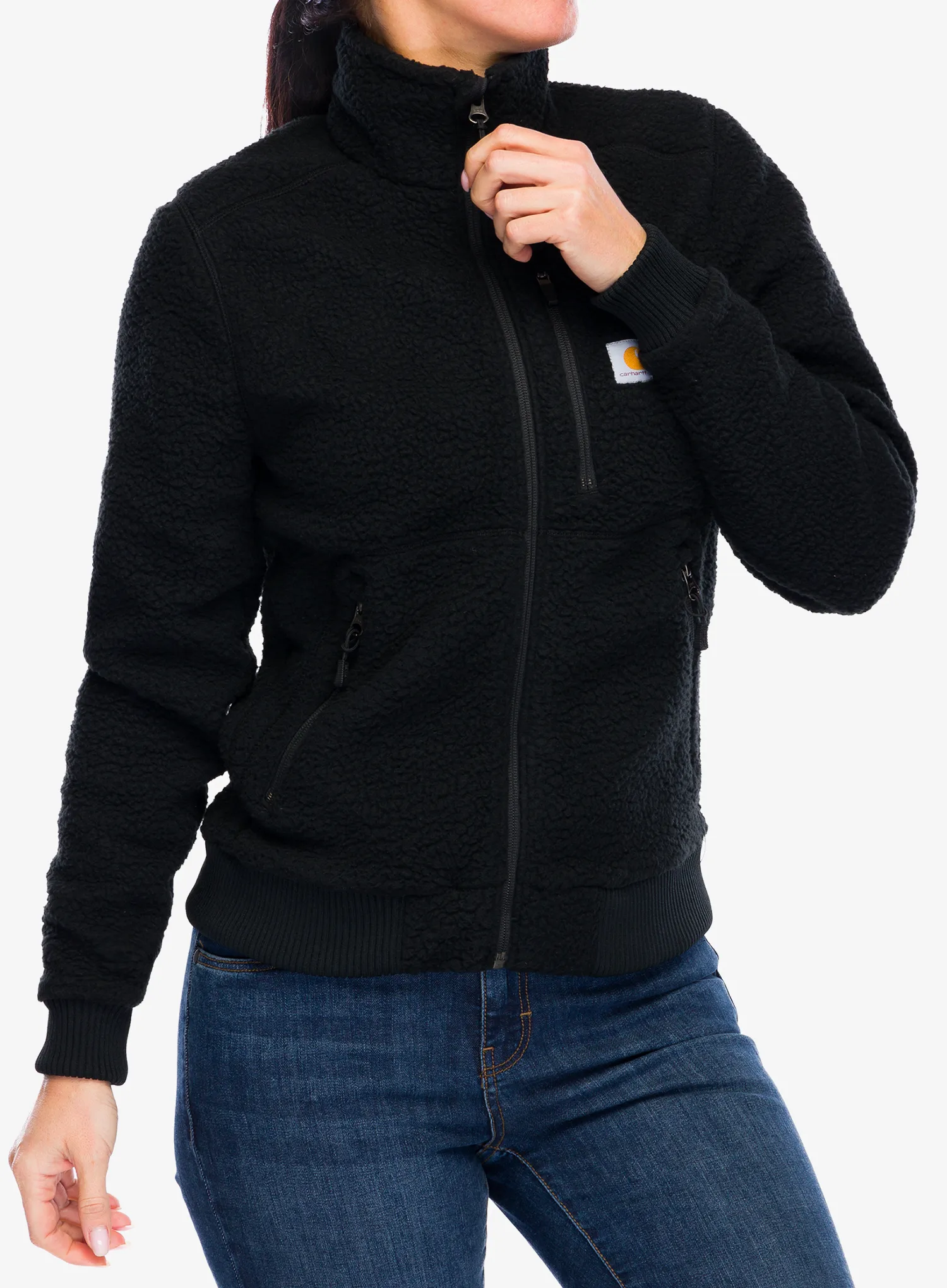 Ženska jakna od flisa Carhartt Fleece Jacket - black