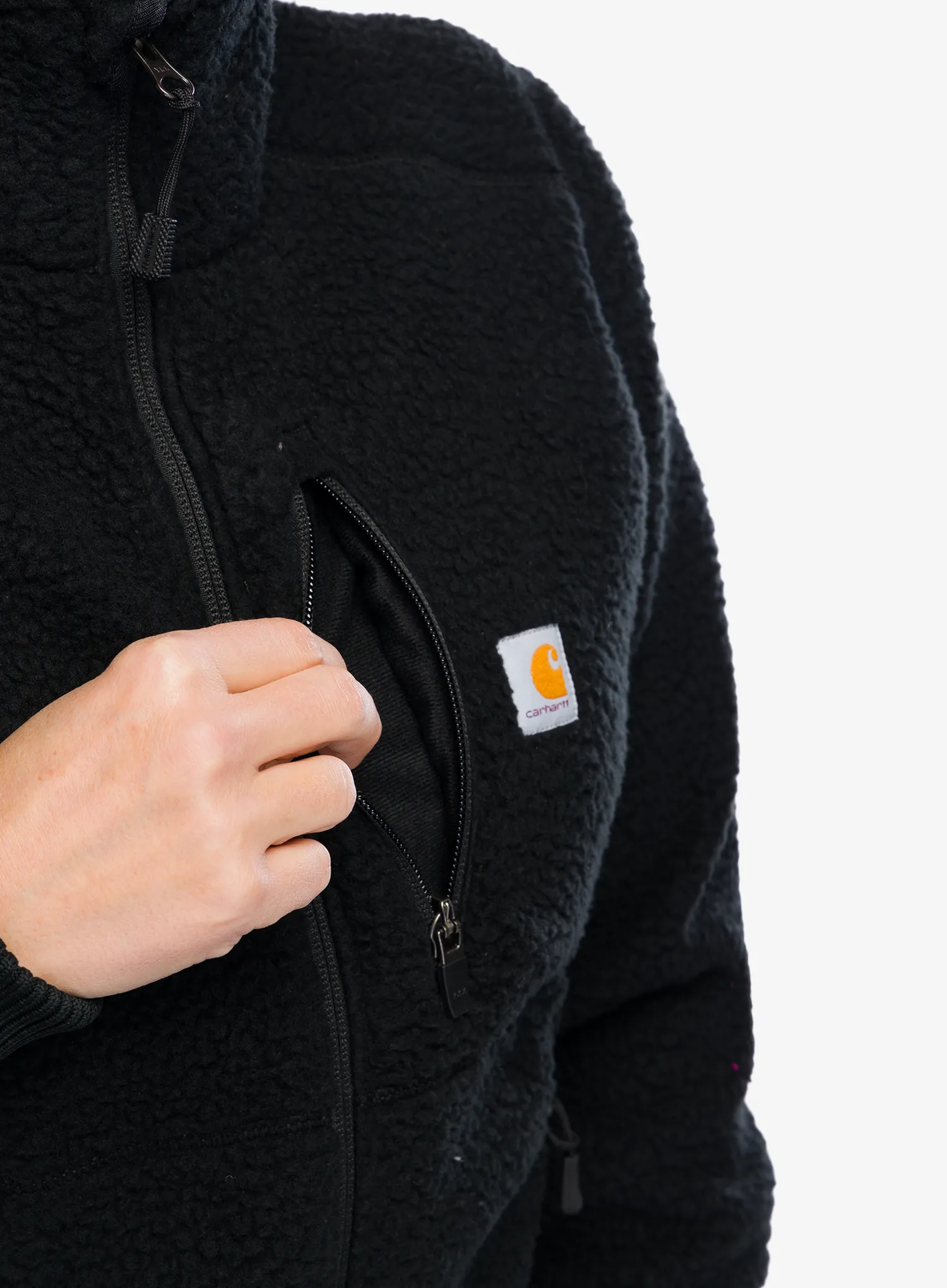 Ženska jakna od flisa Carhartt Fleece Jacket - black