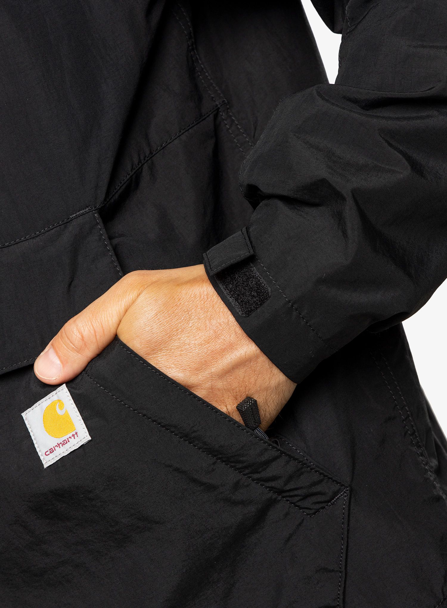 Vjetrovka Carhartt Lightweight Packable Anorak - black