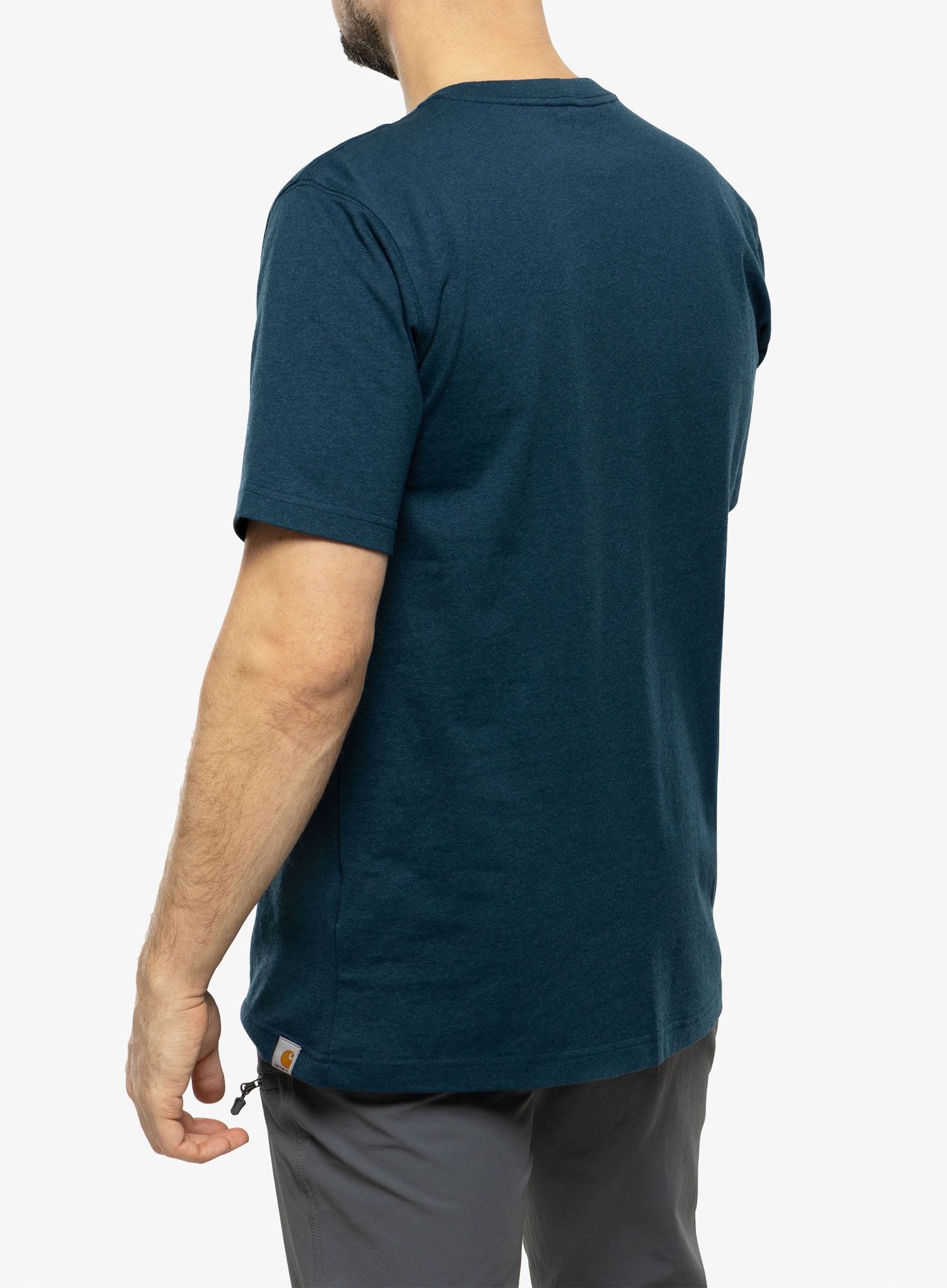Pamučna majica Carhartt Line Graphic S/S T-Shirt - night blue