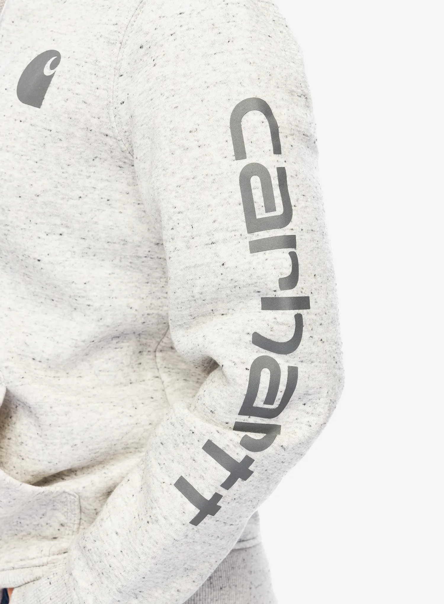 Dukserica s kapuljačom ženska Carhartt Logo Sleeve Graphic Sweatshirt