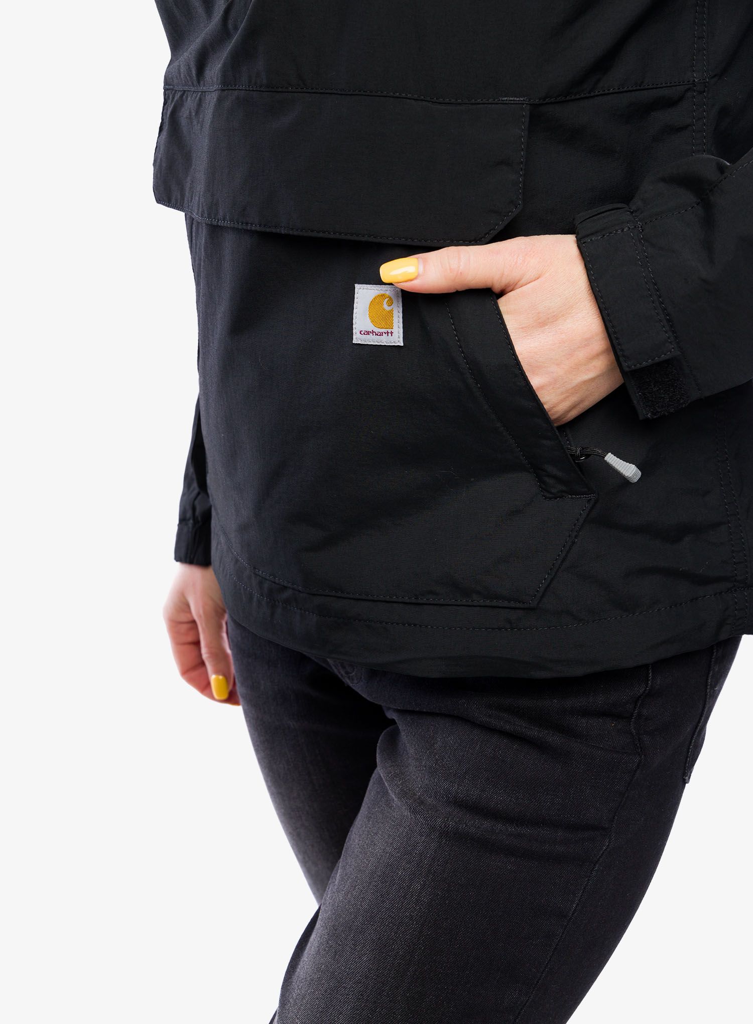 Ženski softshell Carhartt Loose Lightweight Anorak - black
