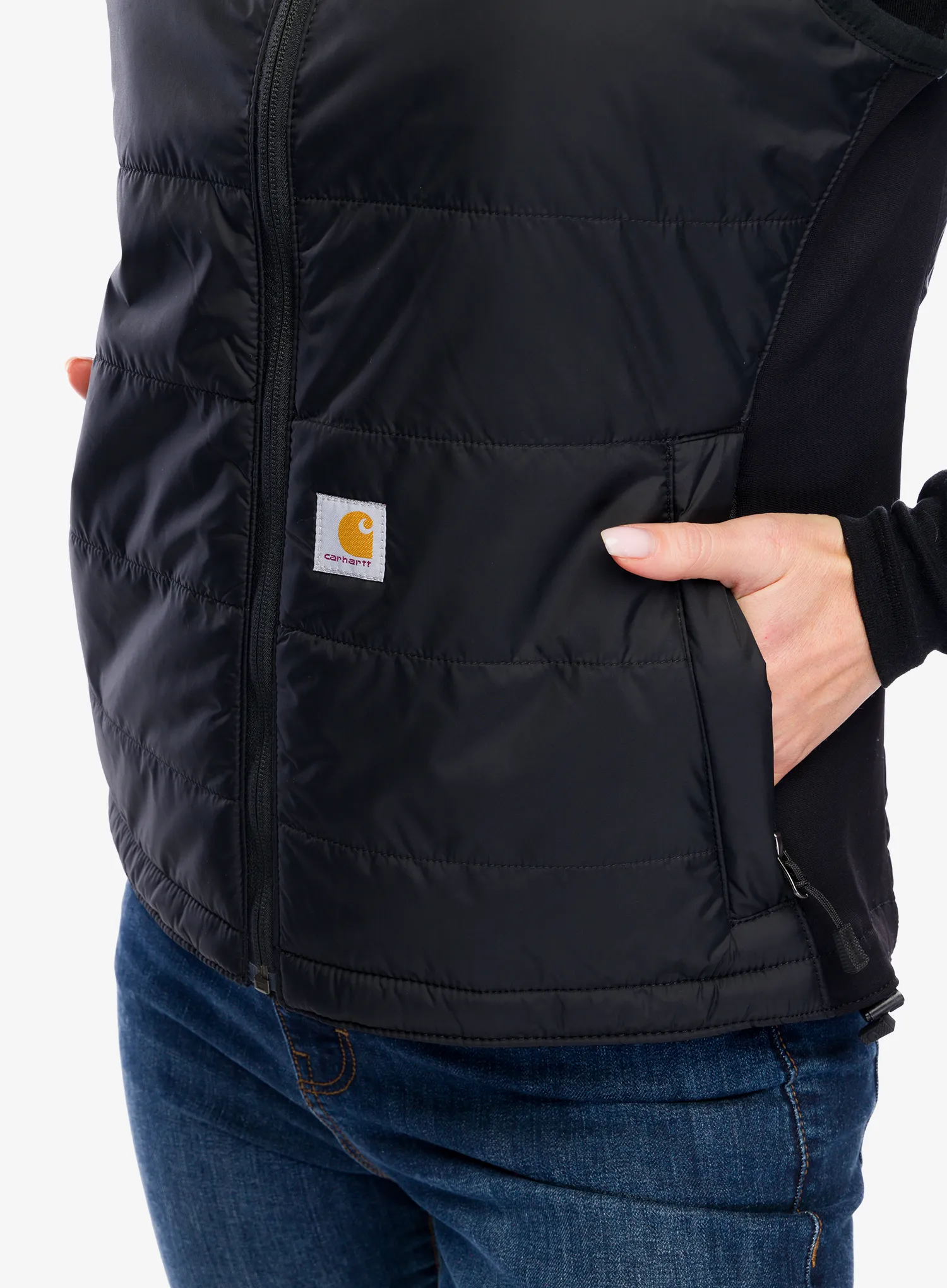 Ženski prsluk Carhartt Relaxed Fit Lightweight Insulated Vest - black