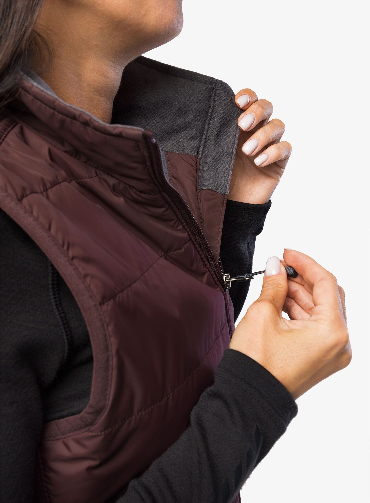 Ženski prsluk Carhartt Relaxed Fit Lightweight Insulated Vest  - blackberry
