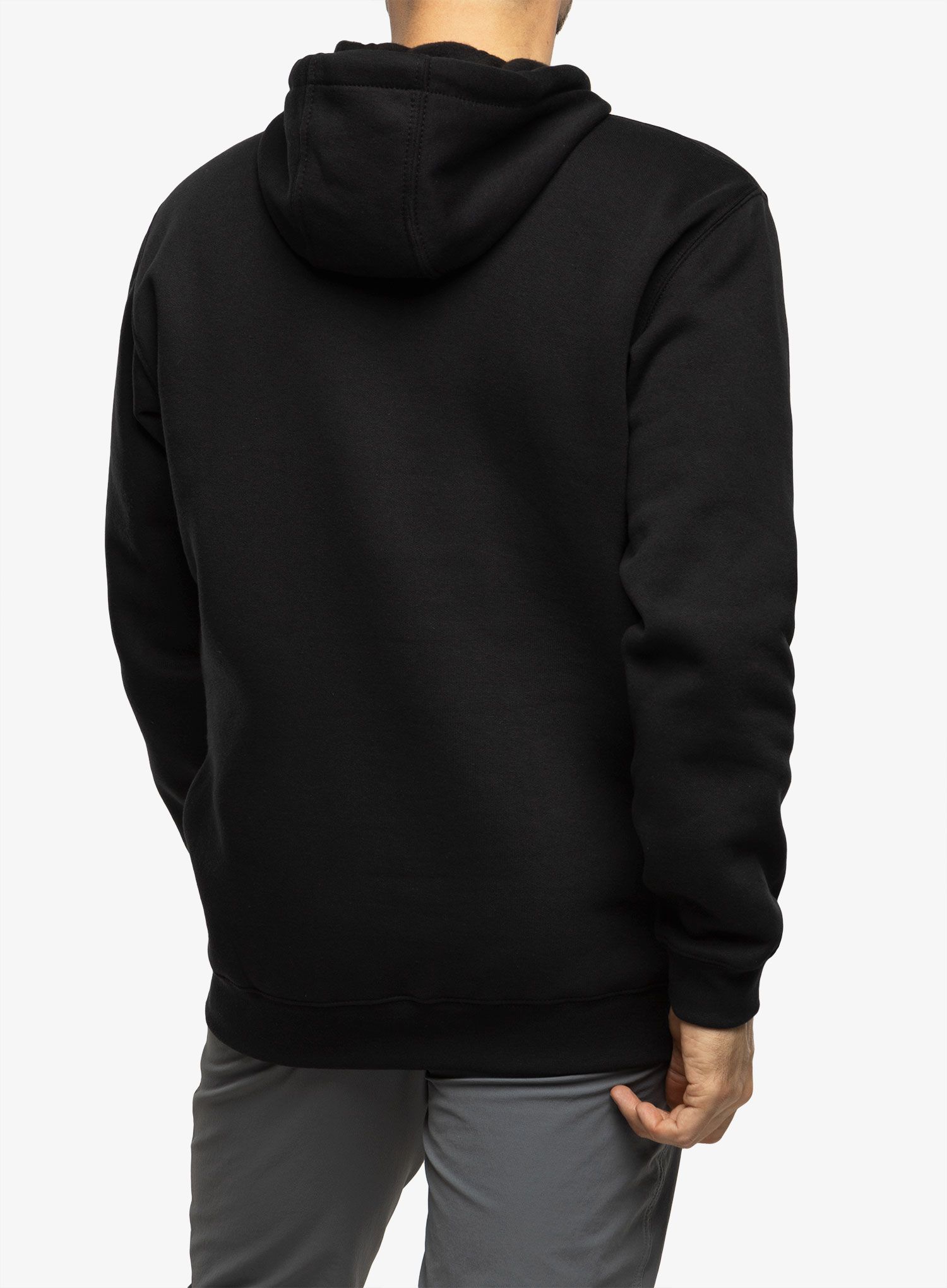 Dukserica Carhartt Sleeve Logo Hooded Sweatshirt - black