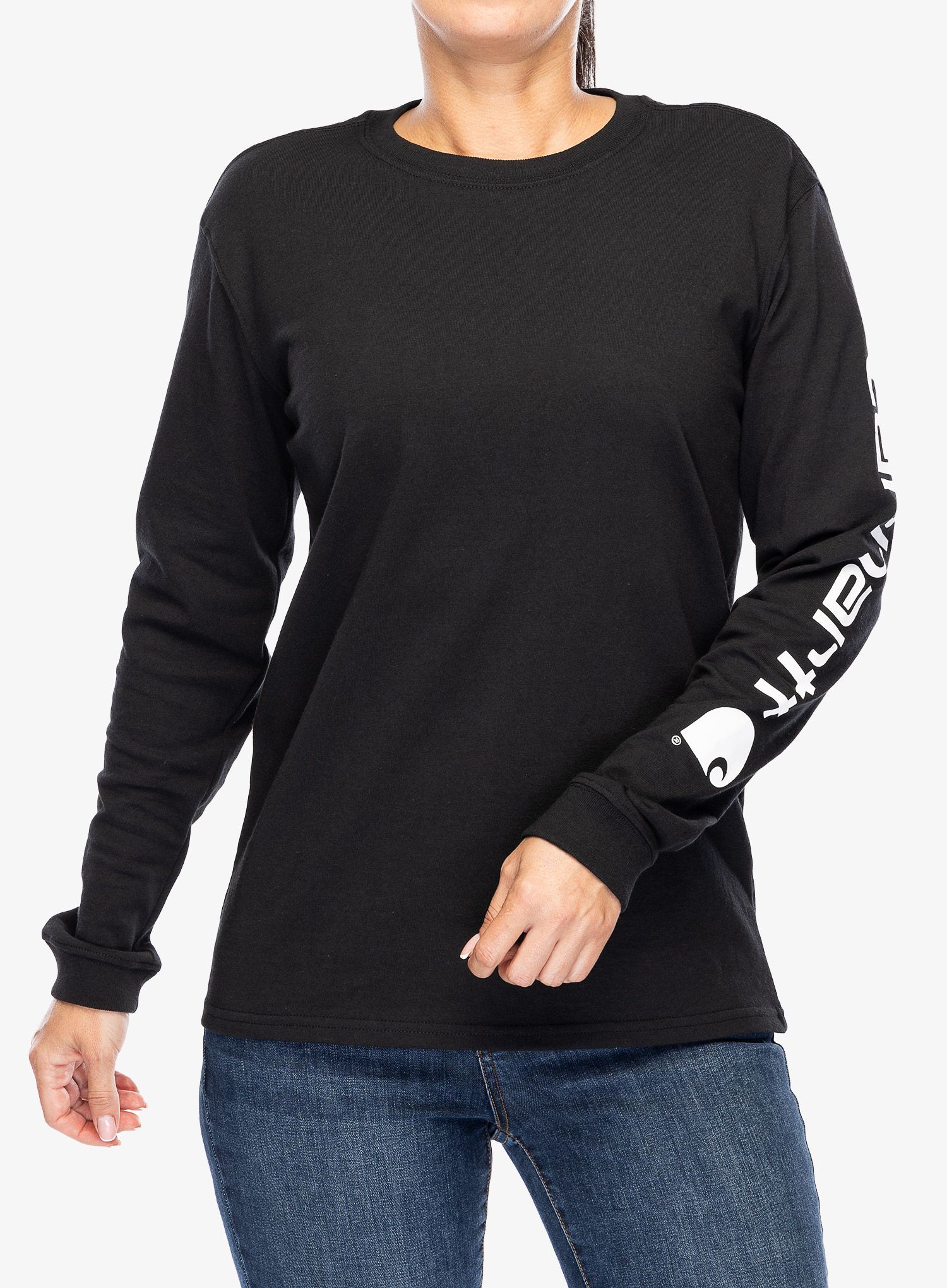 Ženska bluza dugih rukava Carhartt Workwear Logo L/S T-Shirt