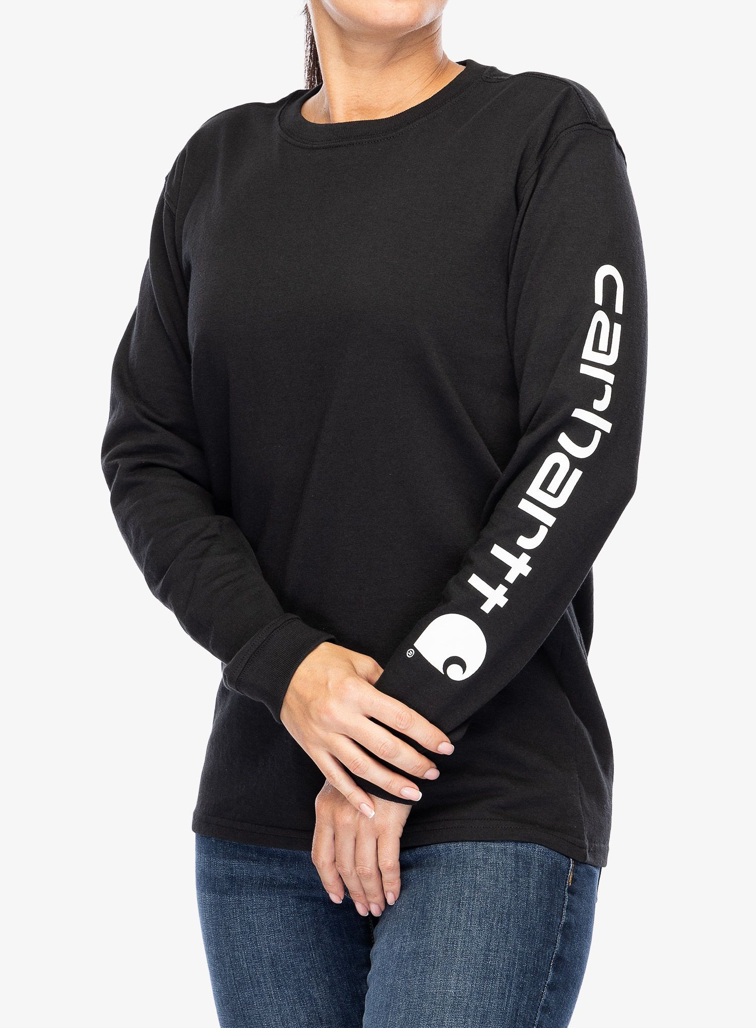 Ženska bluza dugih rukava Carhartt Workwear Logo L/S T-Shirt