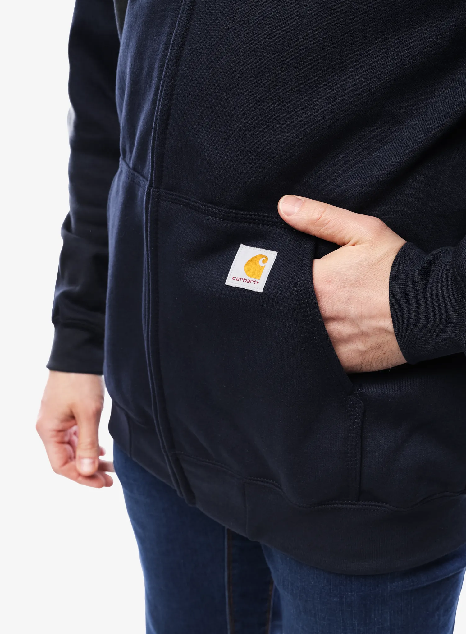 Dukserica na otkopčavanje Carhartt Zip Hooded Sweatshirt - new navy