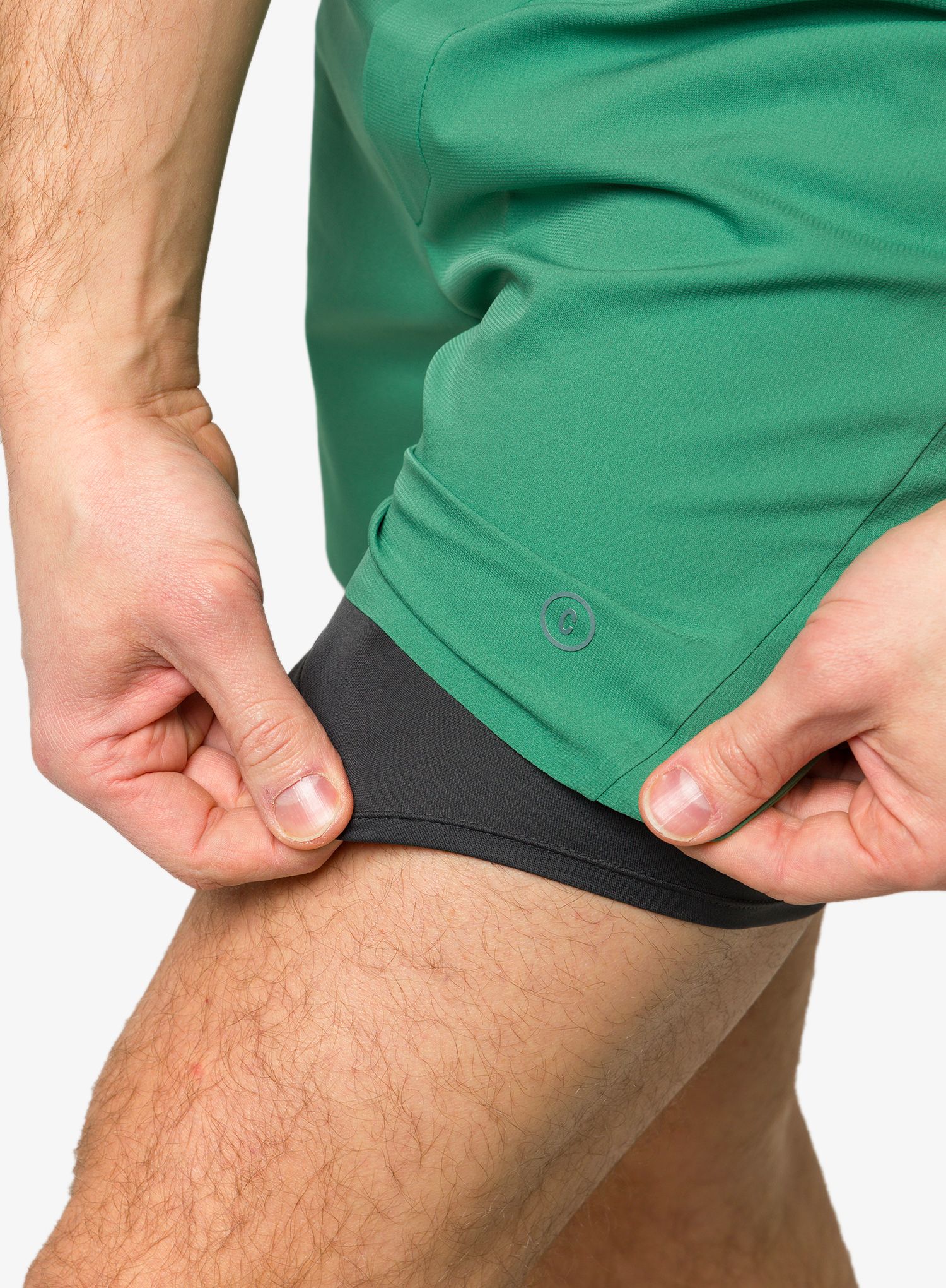 Kratke hlače za trčanje Ciele DLY Short Long Brief - kelly